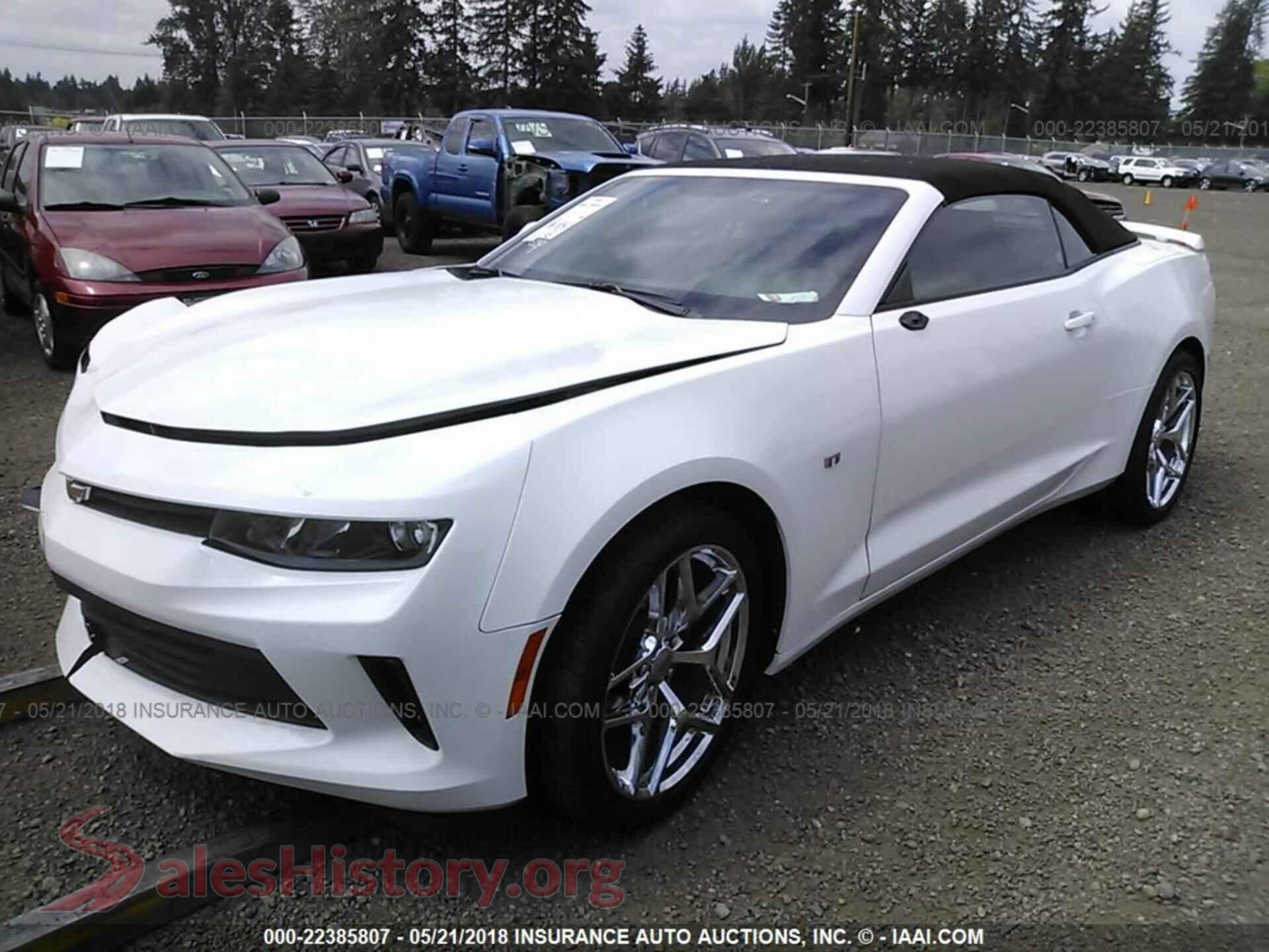 2017 Chevrolet Camaro VIN 1G1FB3DX8H0158653, front view