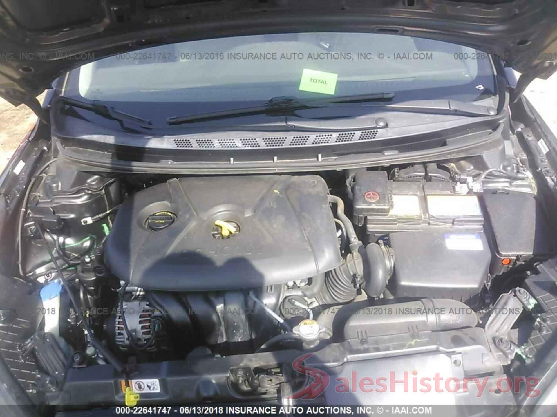 KMHDH4AE8DU887126 2013 Hyundai Elantra