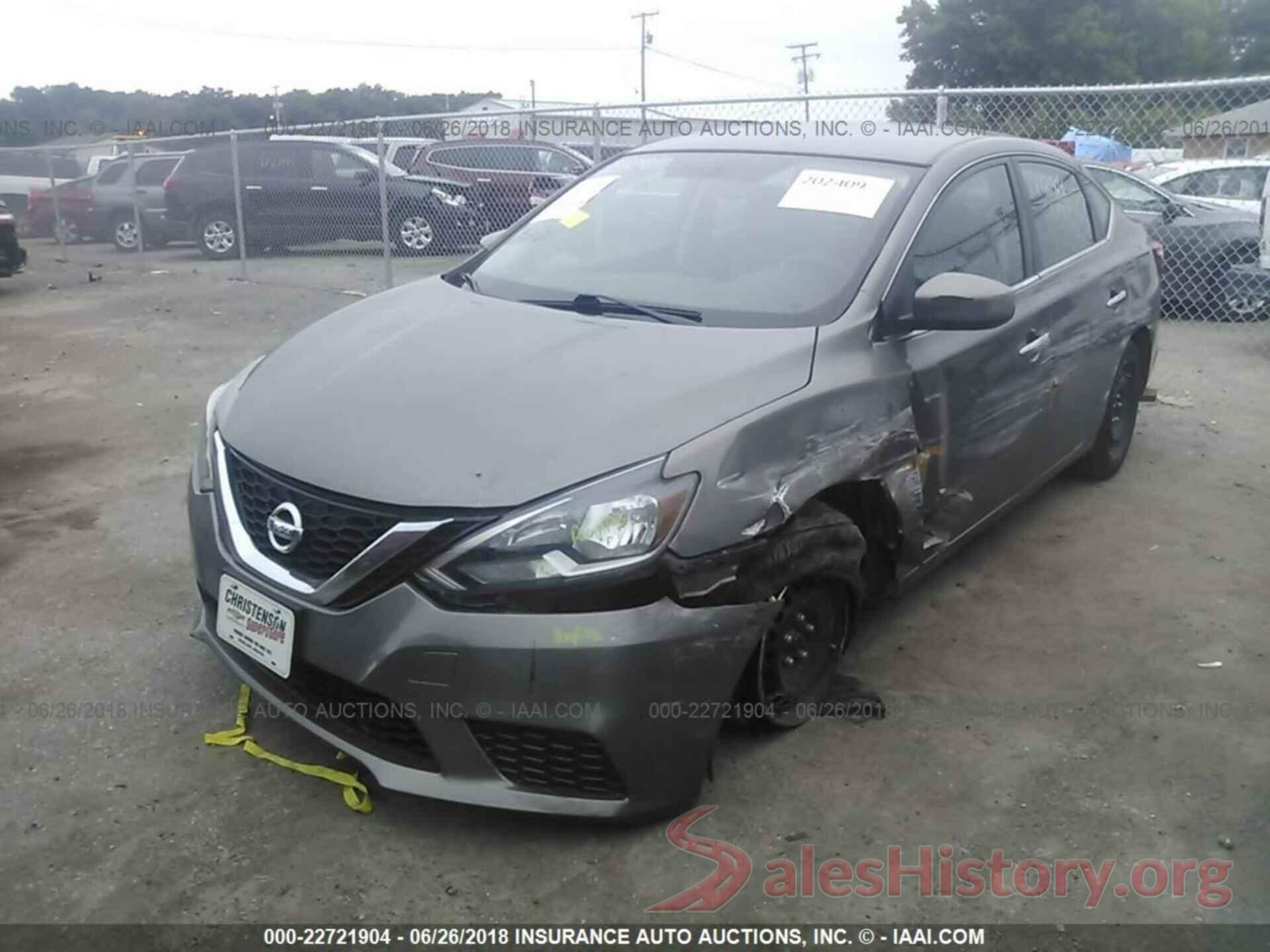 3N1AB7AP4GL646340 2016 NISSAN SENTRA