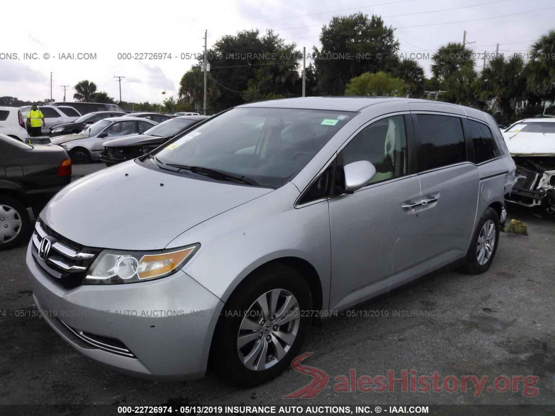 5FNRL5H47FB106605 2015 HONDA ODYSSEY