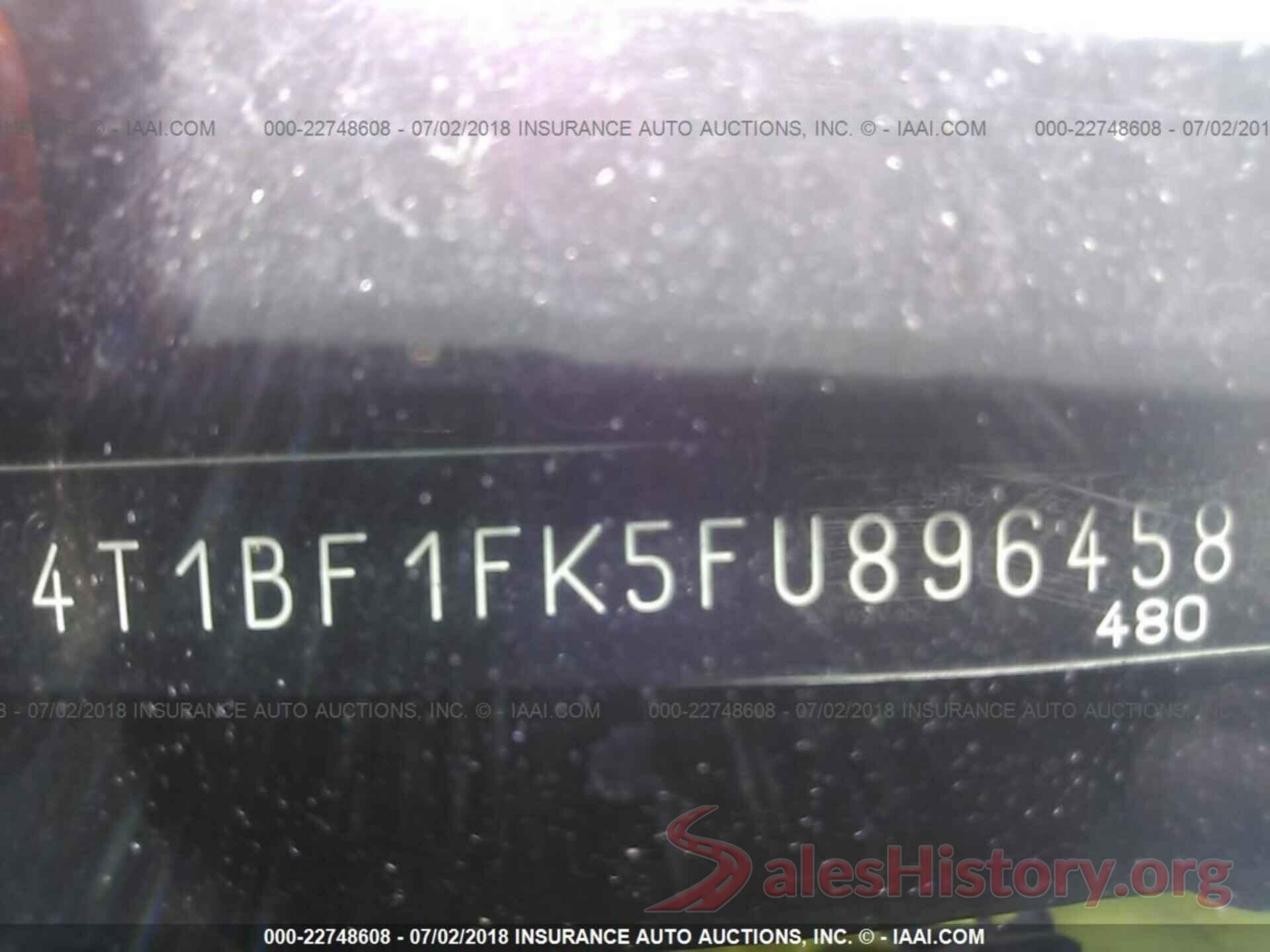 4T1BF1FK5FU896458 2015 Toyota Camry