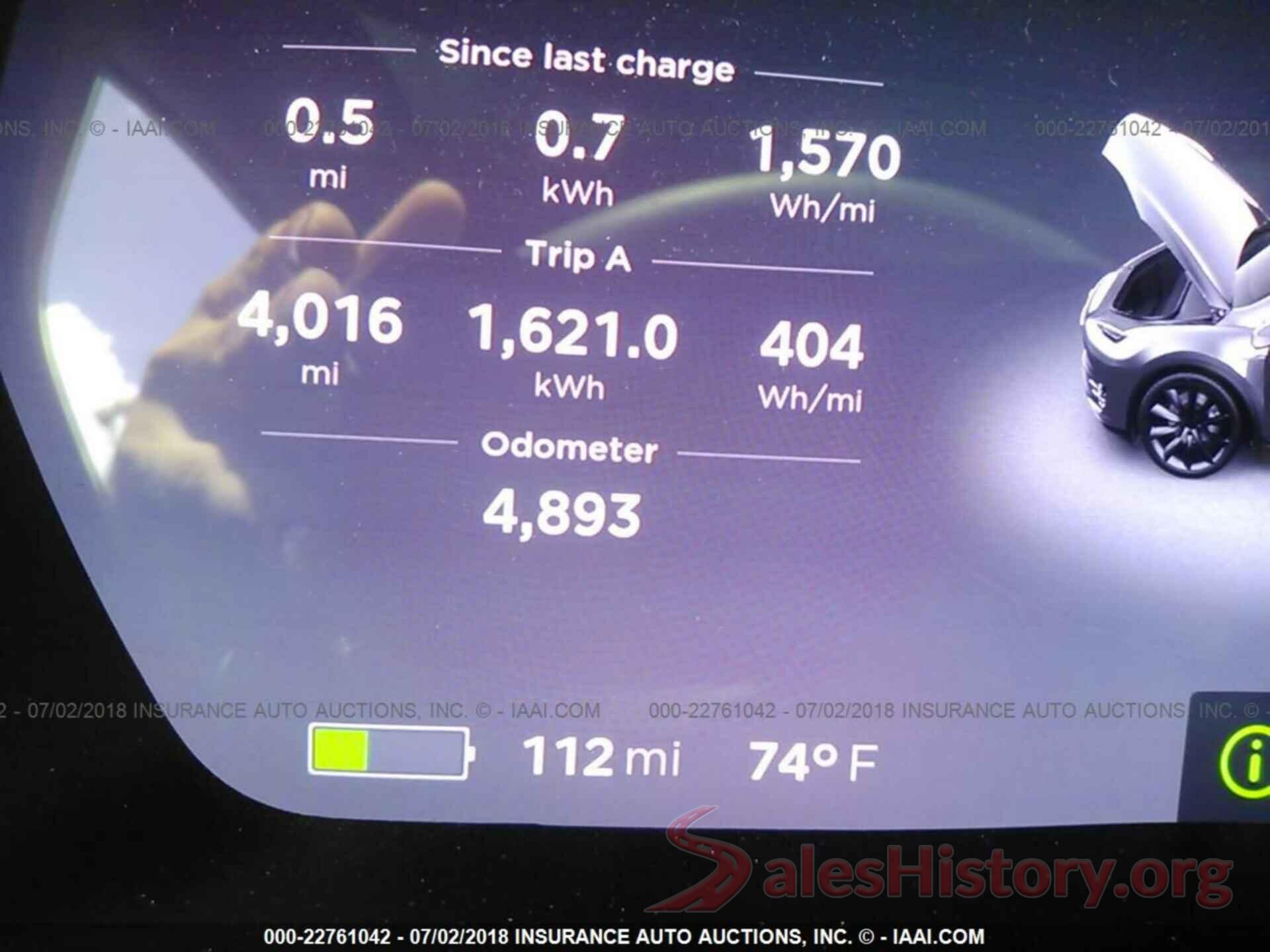 5YJXCBE23HF065045 2017 Tesla Model x