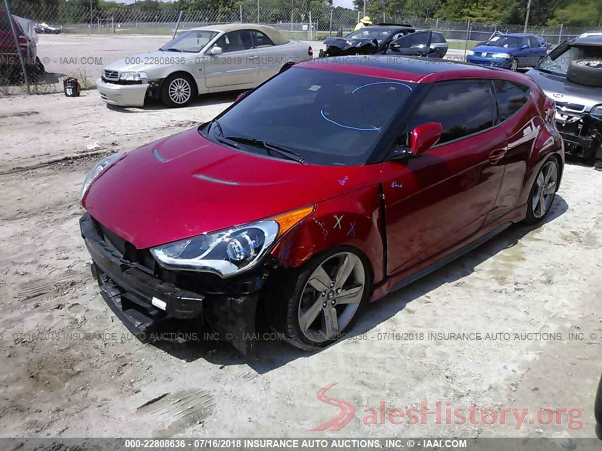 KMHTC6AE2FU240018 2015 Hyundai Veloster