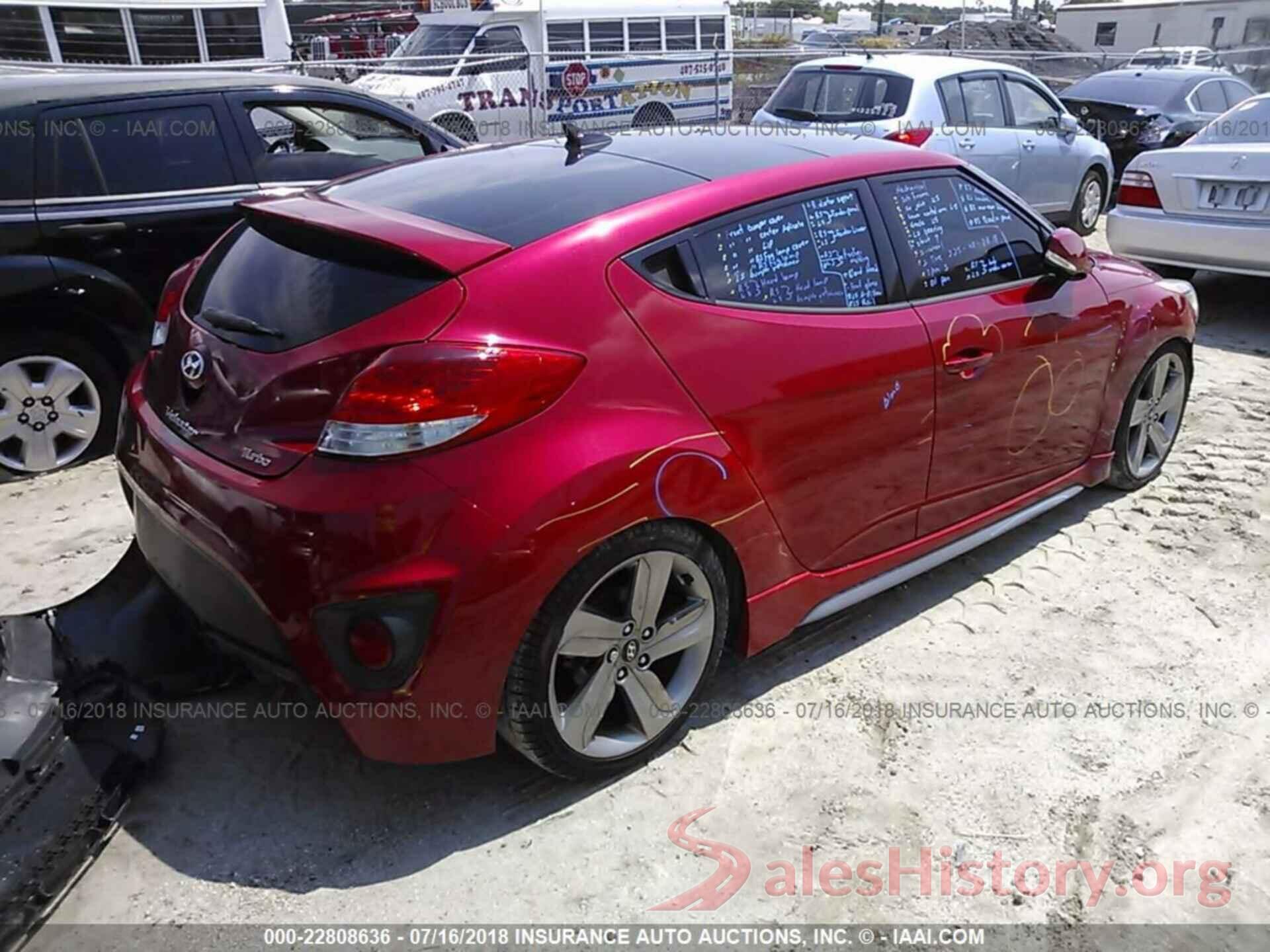 KMHTC6AE2FU240018 2015 Hyundai Veloster