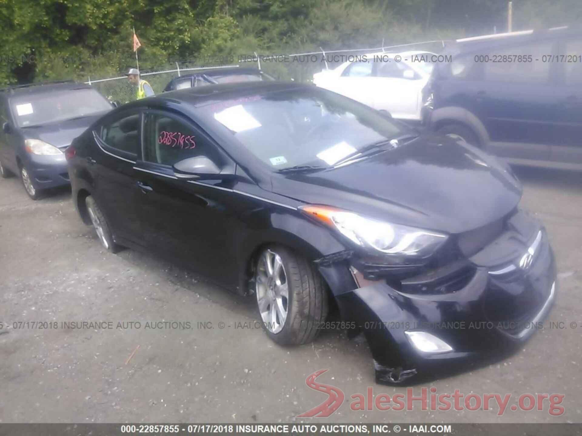 KMHDH4AE6CU191461 2012 Hyundai Elantra