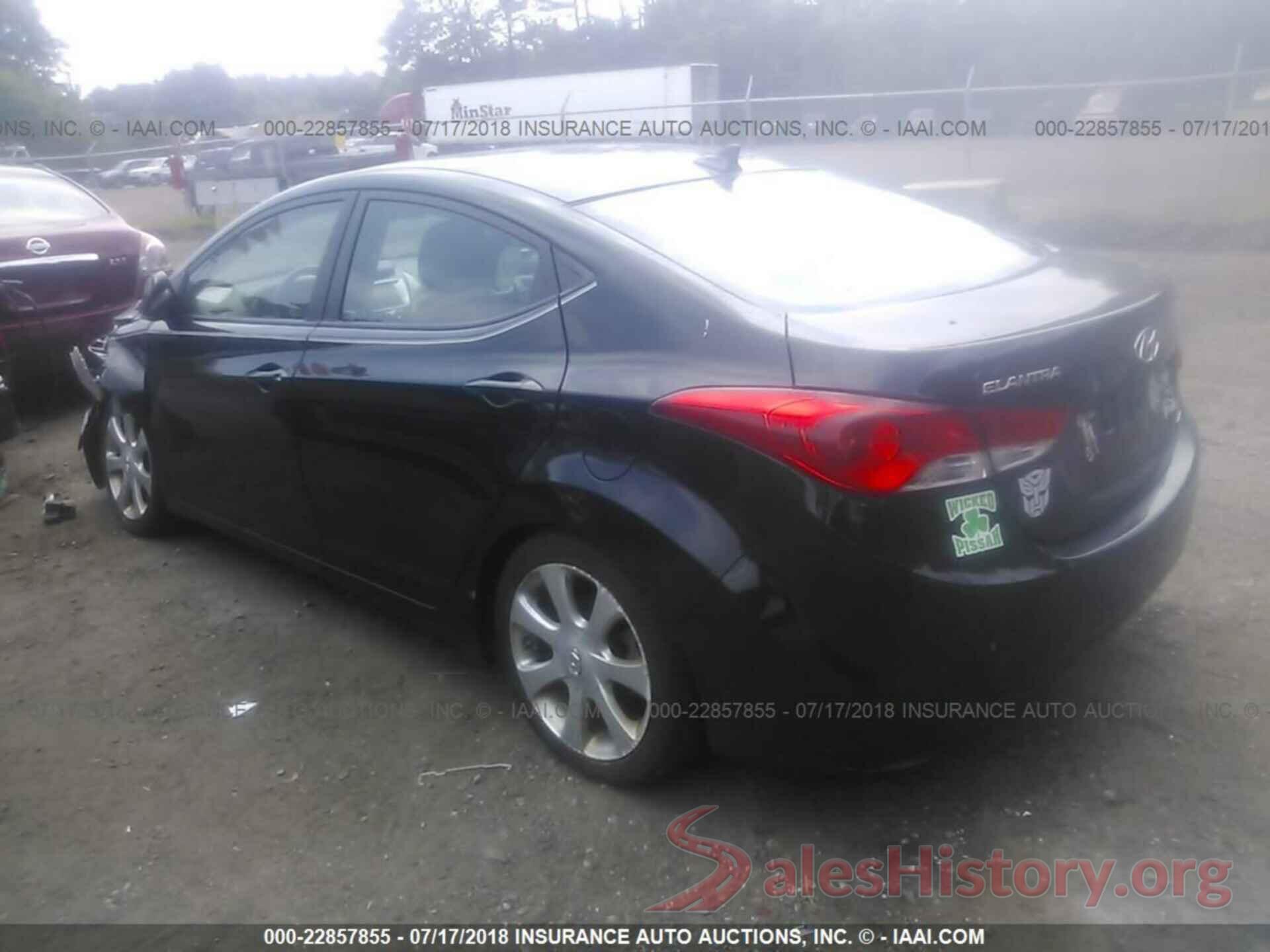 KMHDH4AE6CU191461 2012 Hyundai Elantra