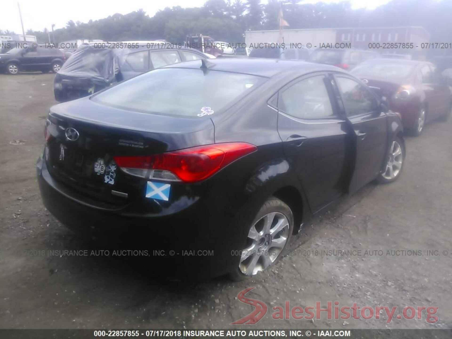 KMHDH4AE6CU191461 2012 Hyundai Elantra