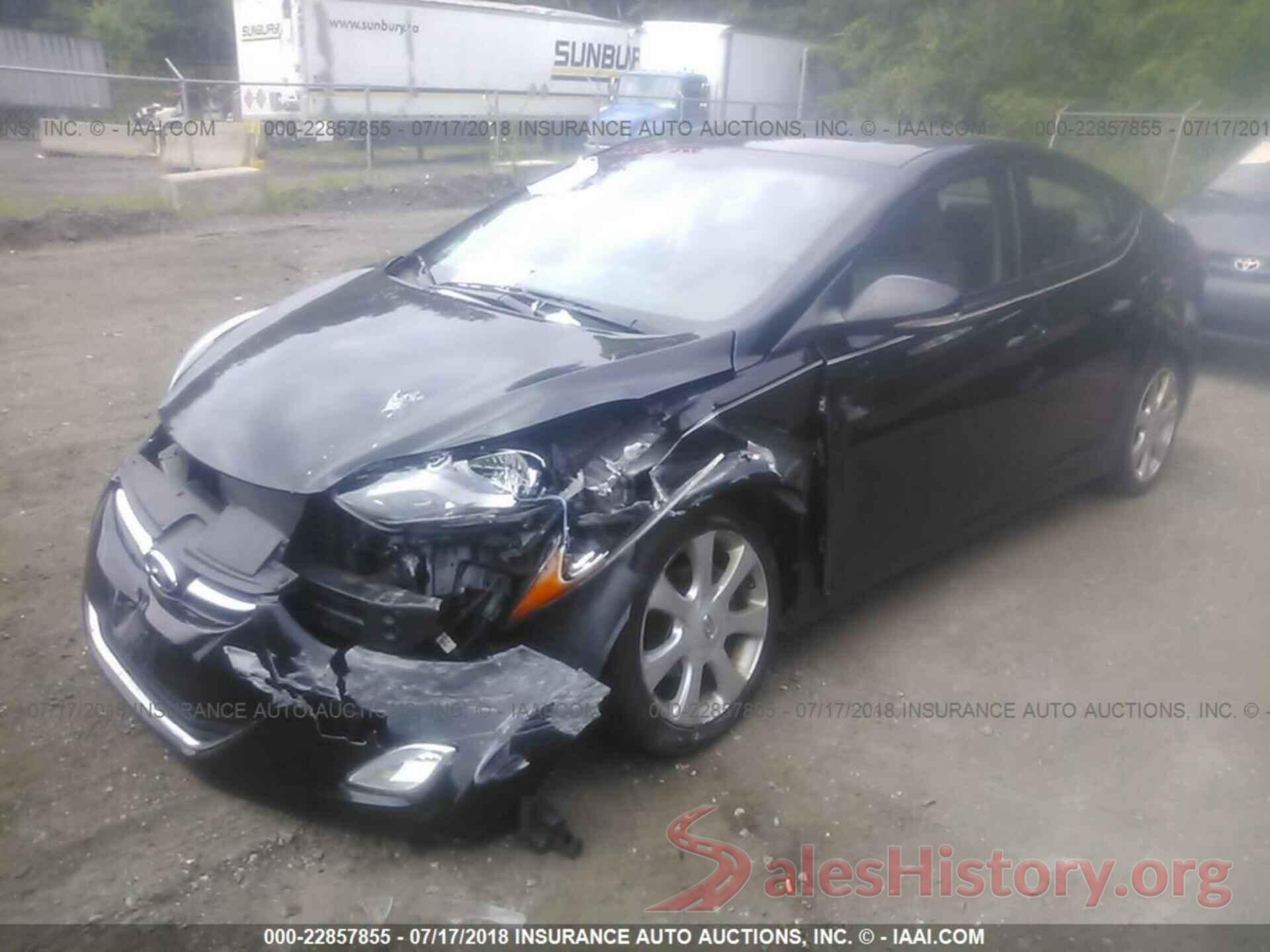 KMHDH4AE6CU191461 2012 Hyundai Elantra