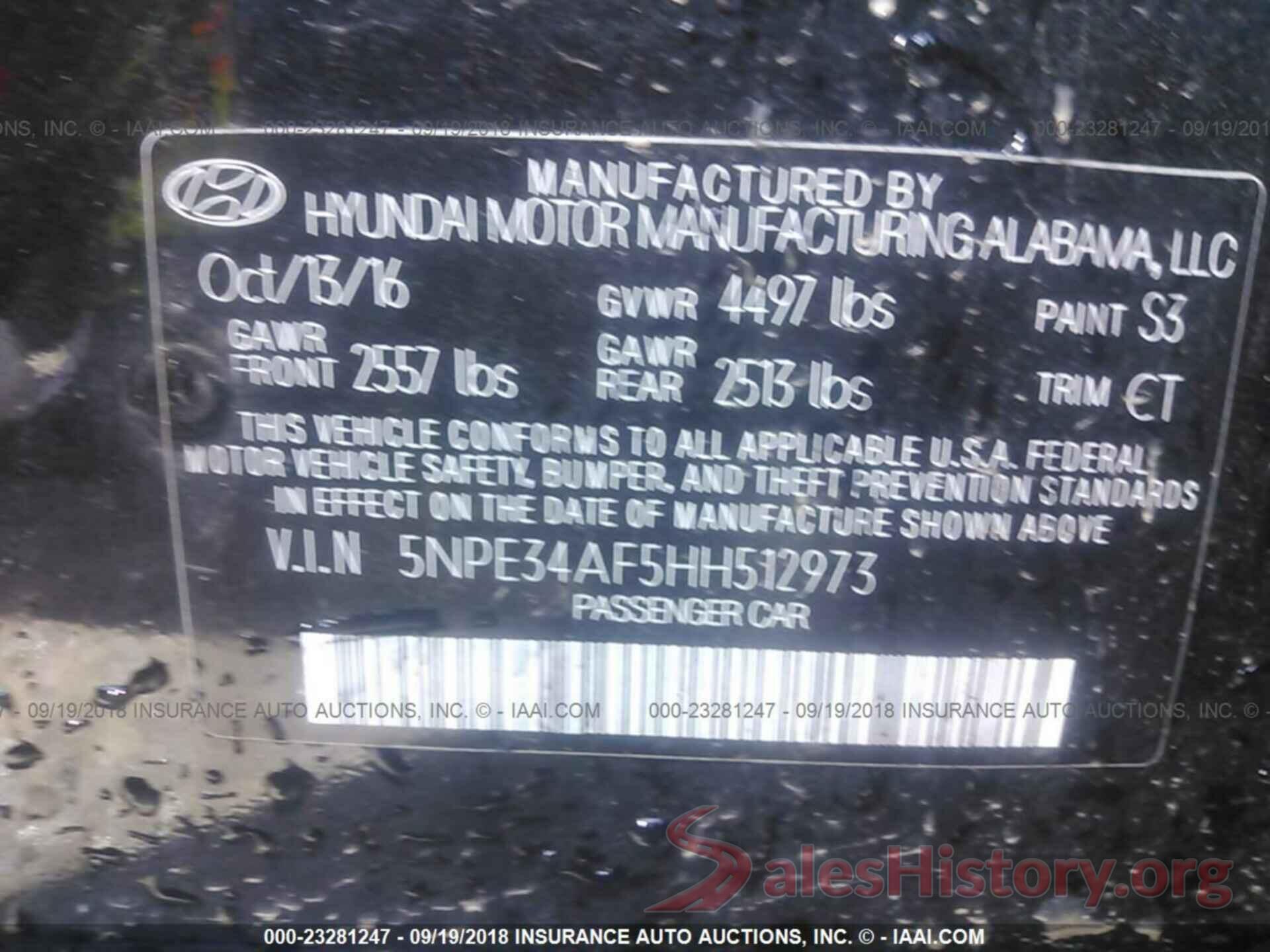 5NPE34AF5HH512973 2017 HYUNDAI SONATA