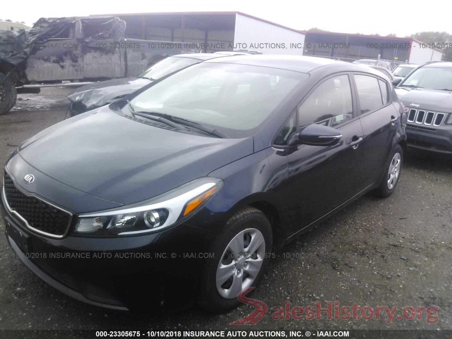 KNAFK5A8XJ5744809 2018 KIA FORTE