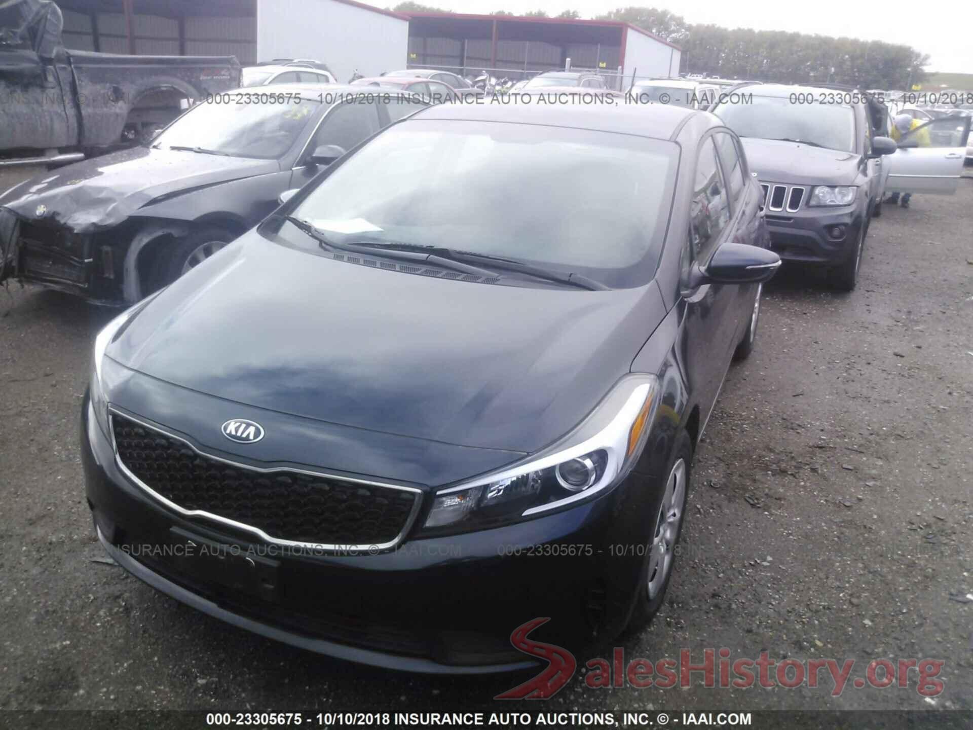 KNAFK5A8XJ5744809 2018 KIA FORTE