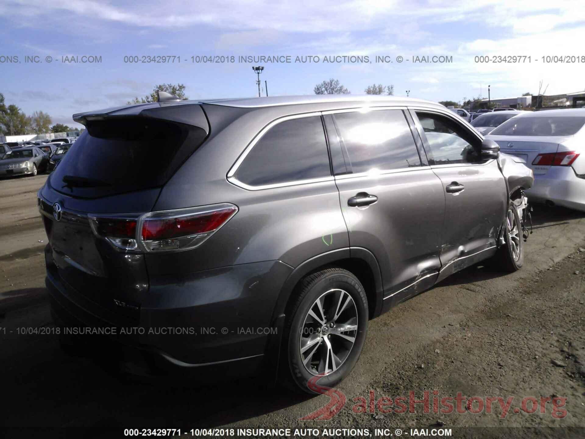 5TDJKRFH3GS279287 2016 Toyota Highlander