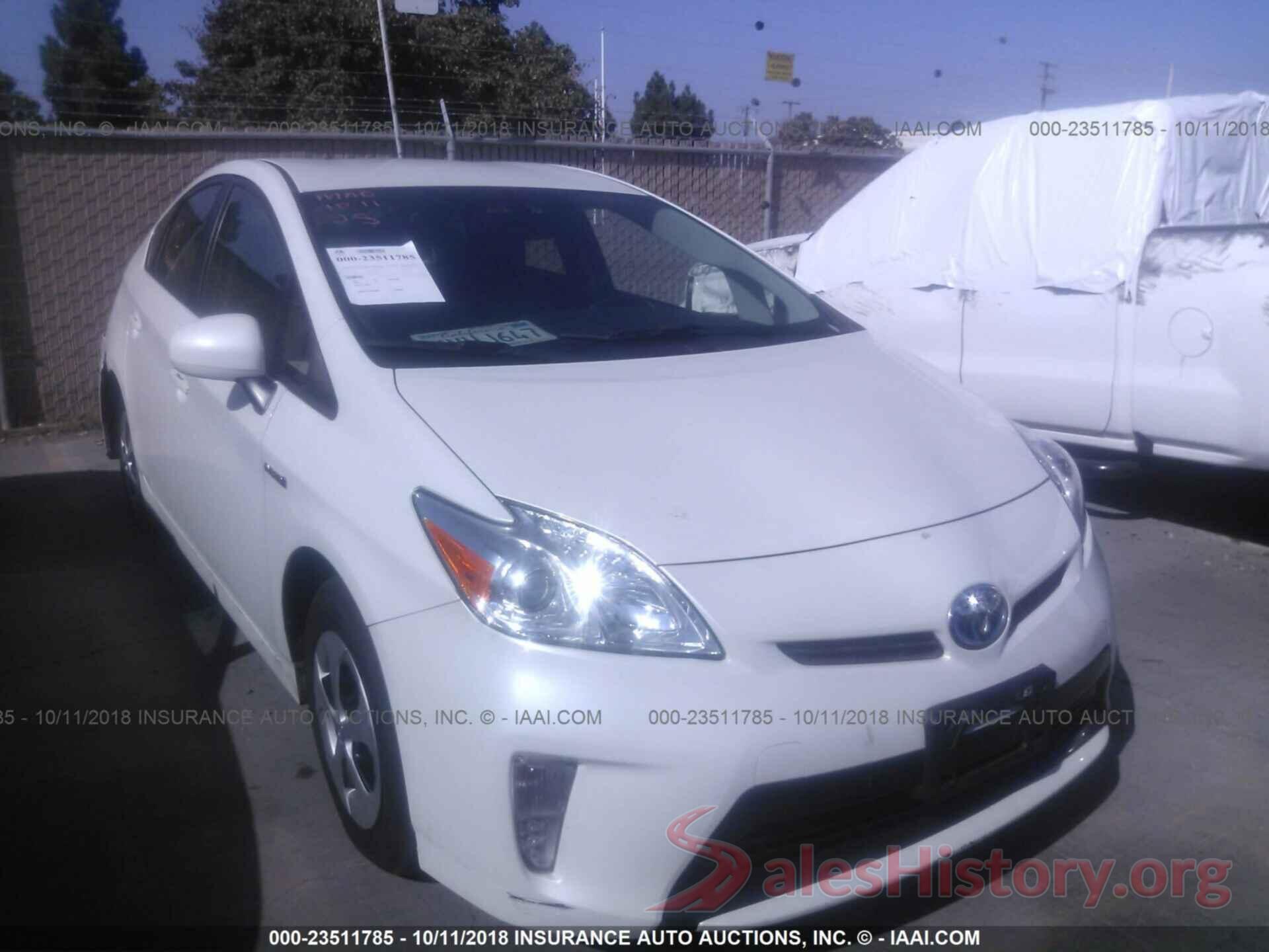 JTDKN3DU7C5425280 2012 Toyota Prius