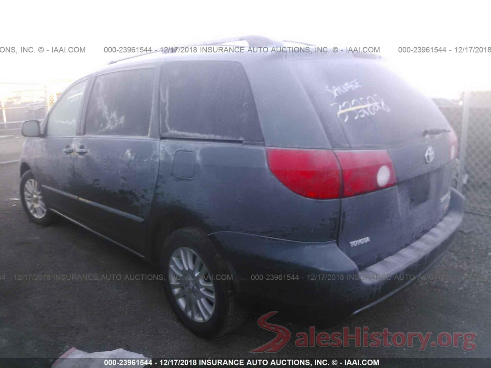 5TDBK22CX9S025763 2009 TOYOTA SIENNA