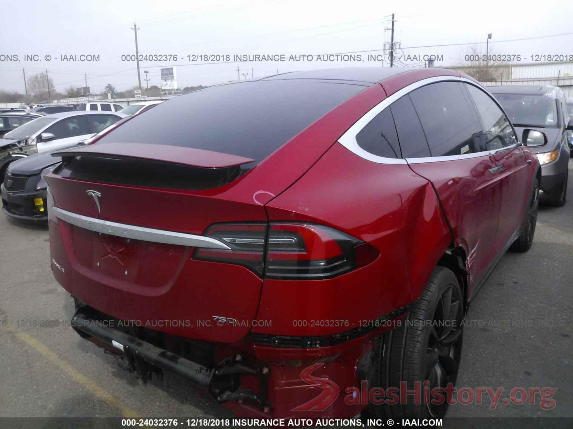 5YJXCDE23HF051092 2017 TESLA MODEL X