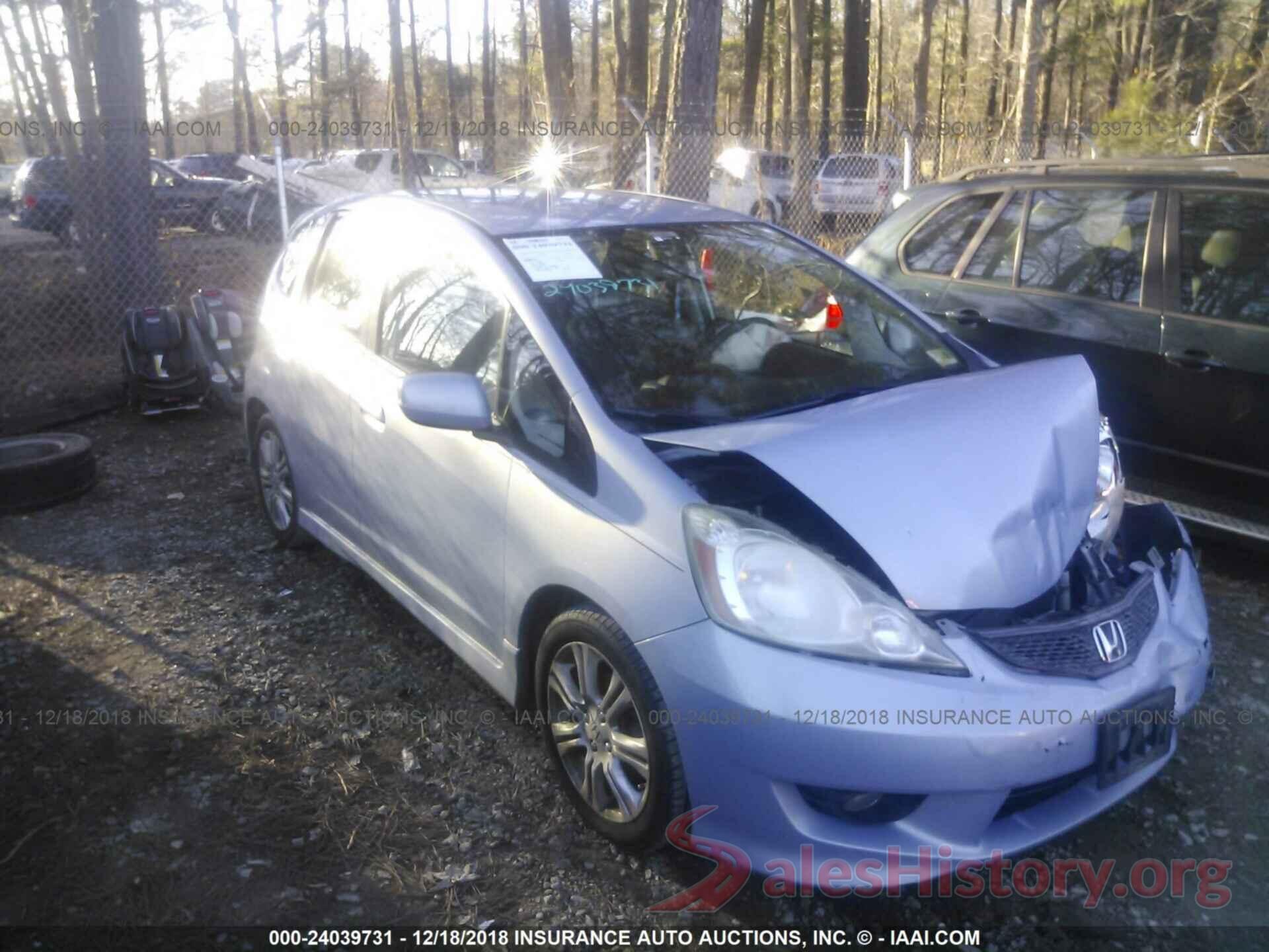 JHMGE88419S034678 2009 HONDA FIT