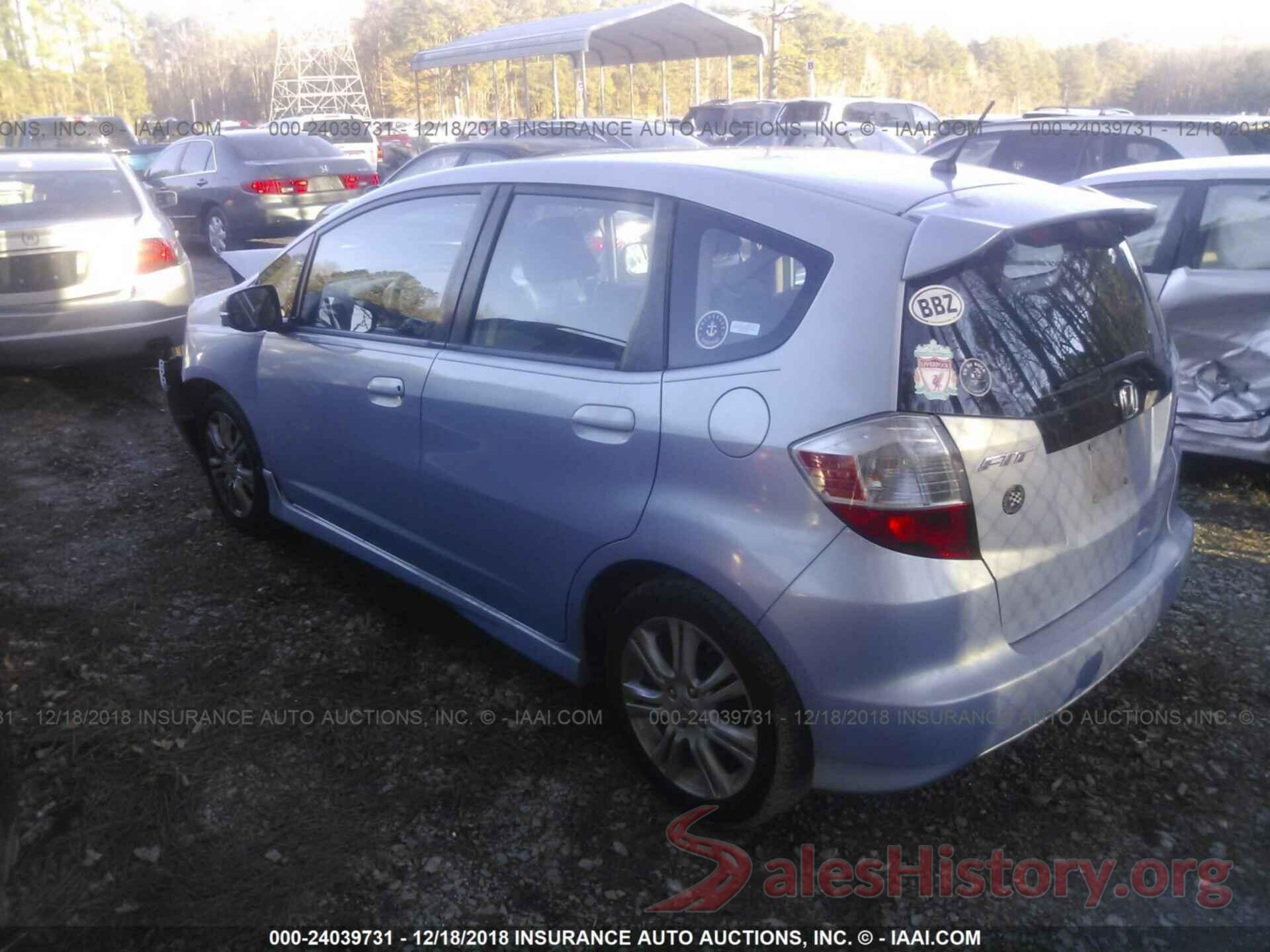 JHMGE88419S034678 2009 HONDA FIT