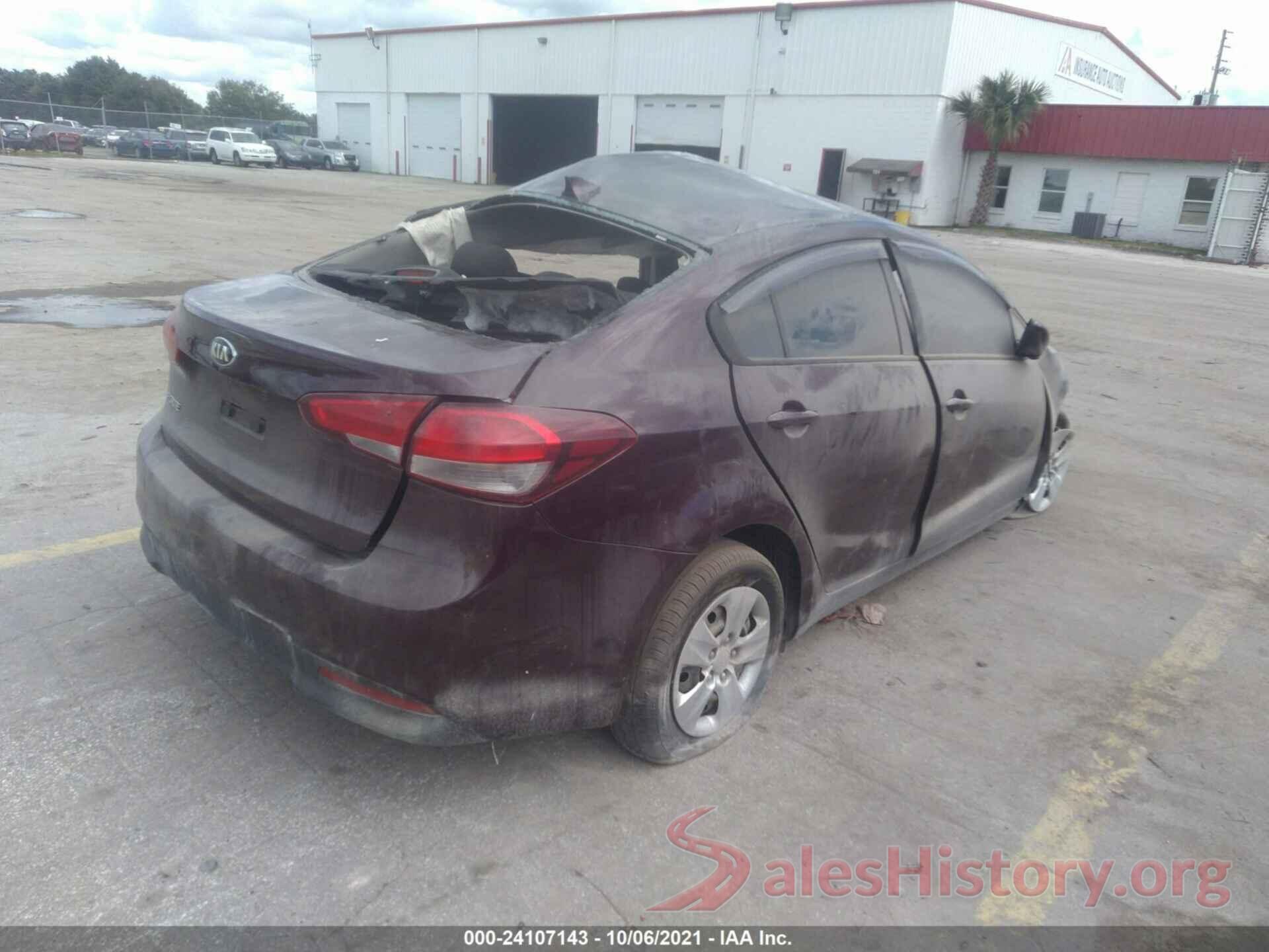 3KPFK4A72HE133501 2017 KIA FORTE