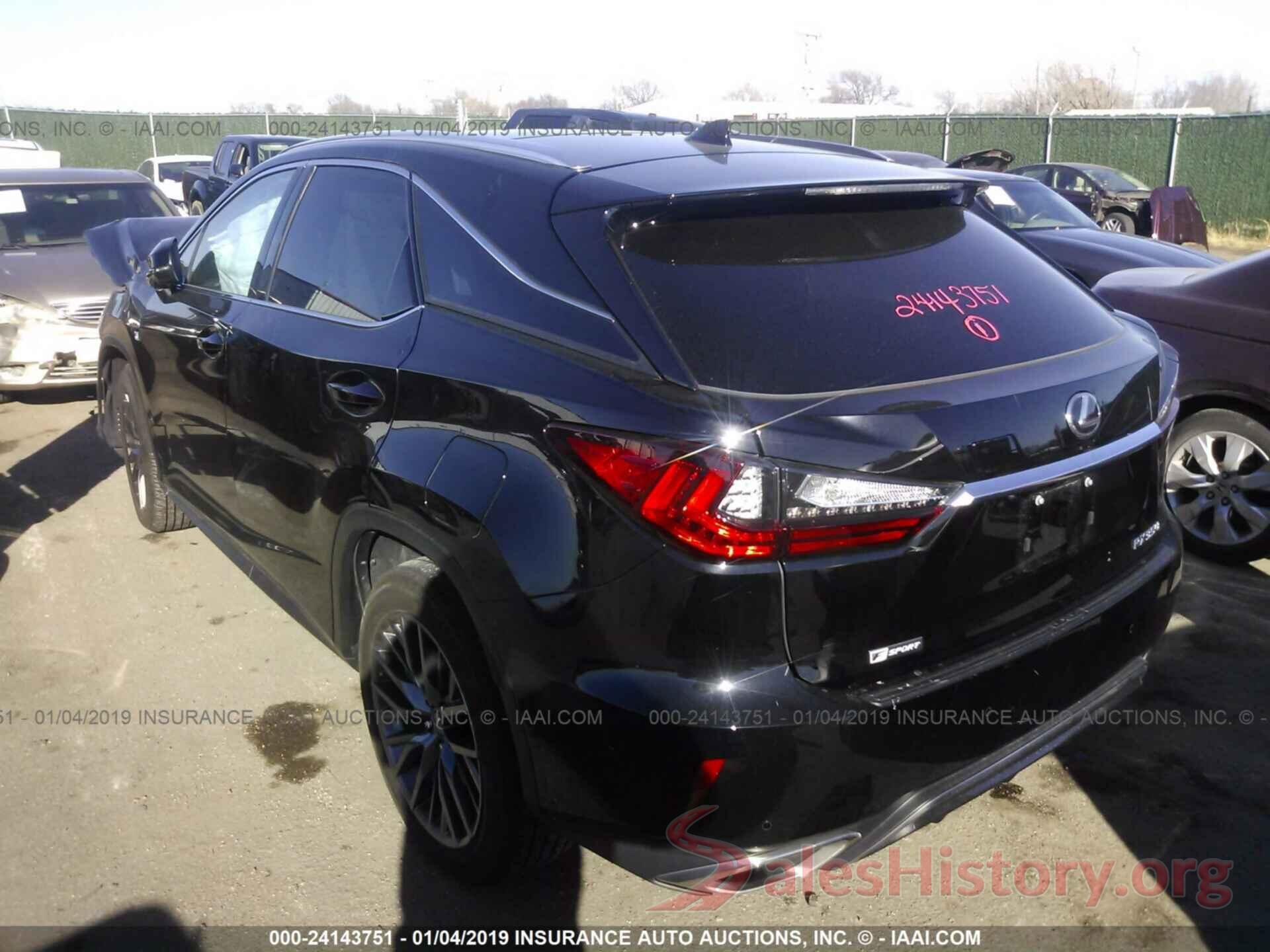 2T2BZMCA0JC143303 2018 LEXUS RX