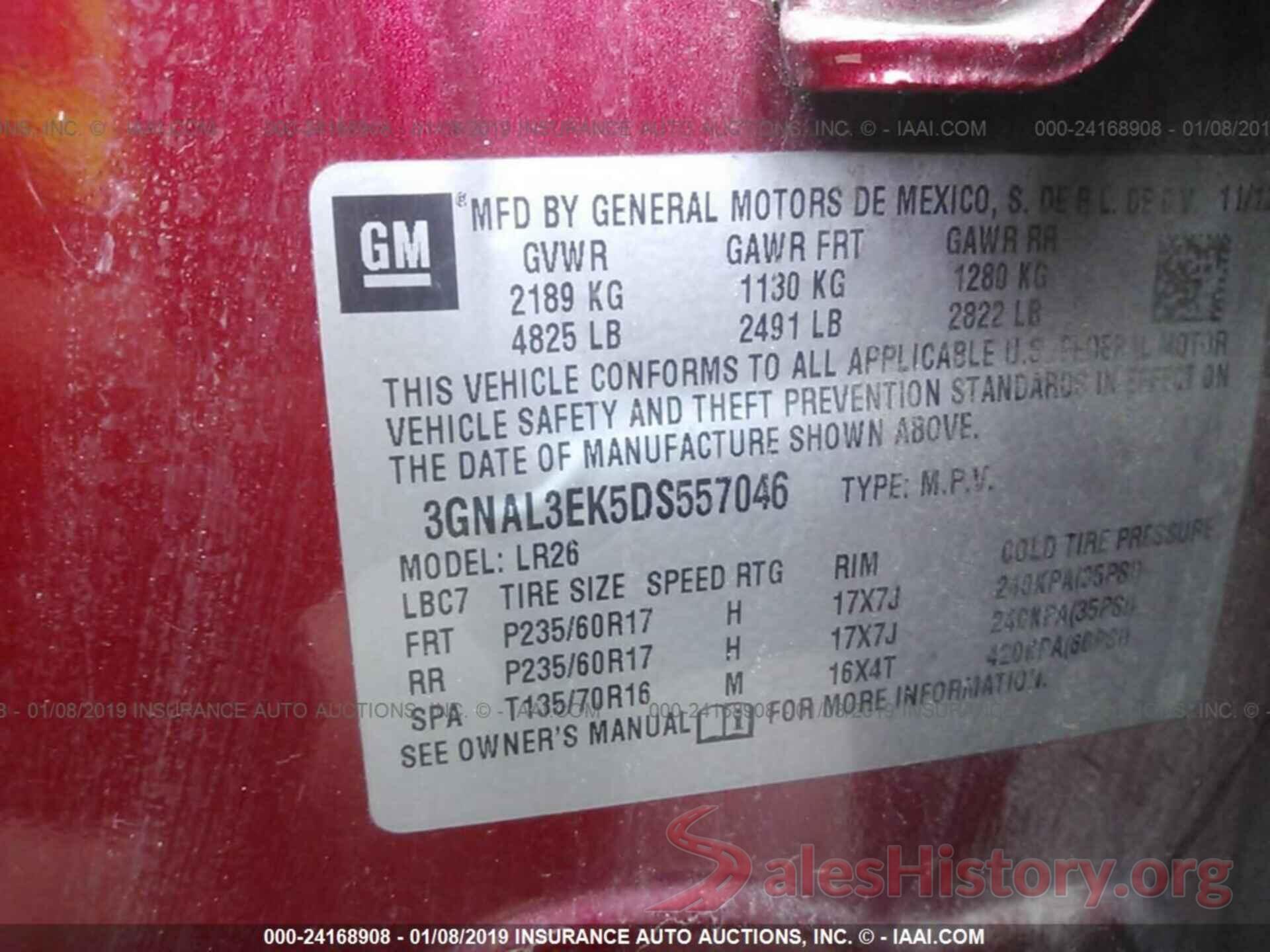 2CNALBEW6A6267152 2010 CHEVROLET EQUINOX