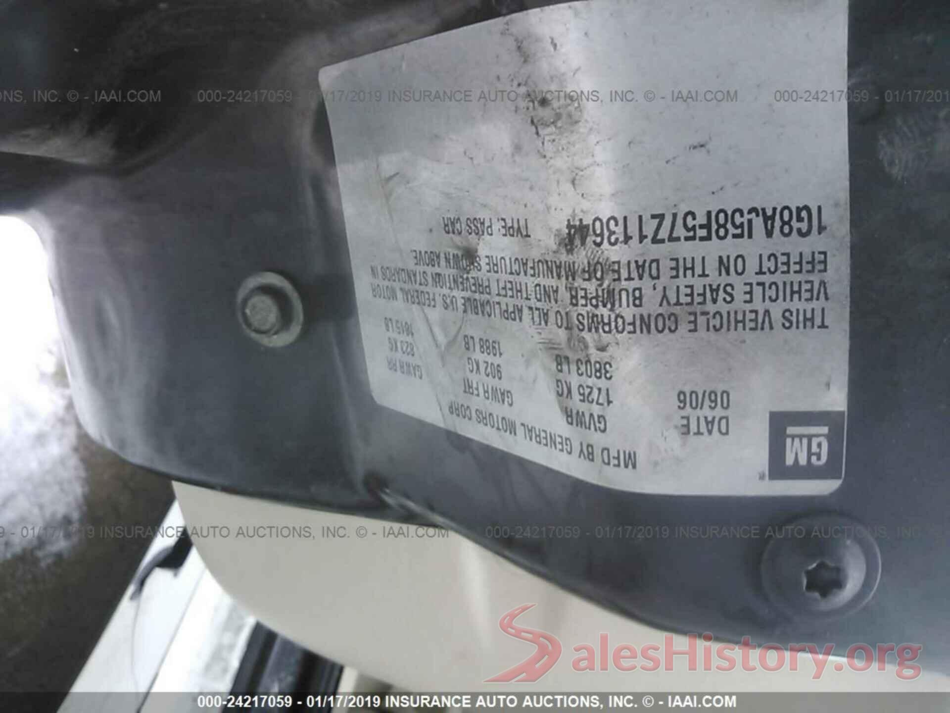 1G8AJ58F57Z113644 2007 SATURN ION