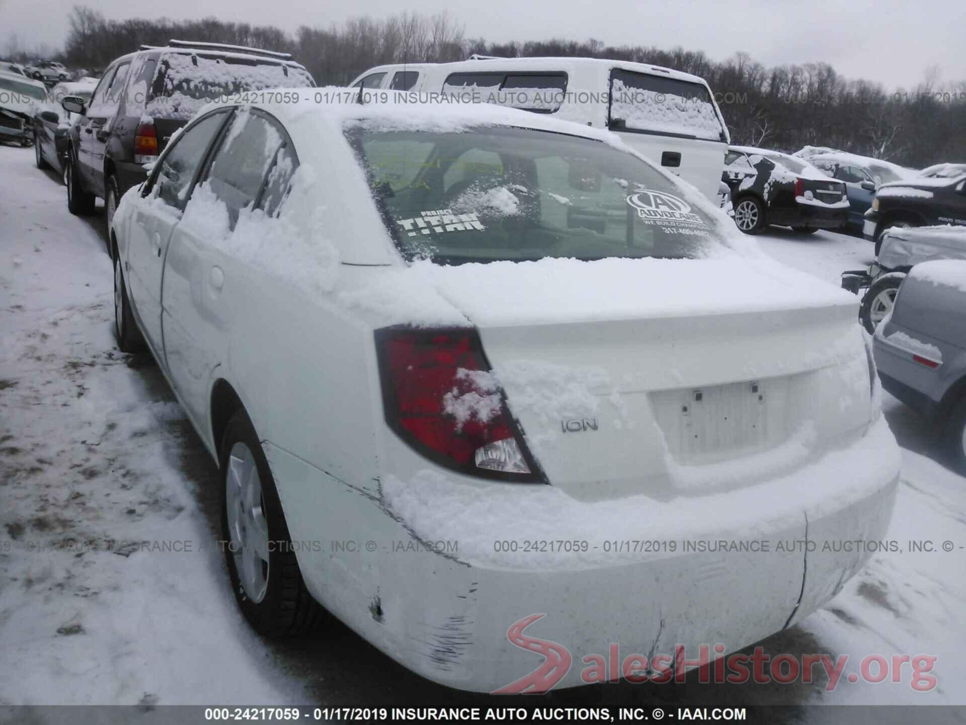 1G8AJ58F57Z113644 2007 SATURN ION