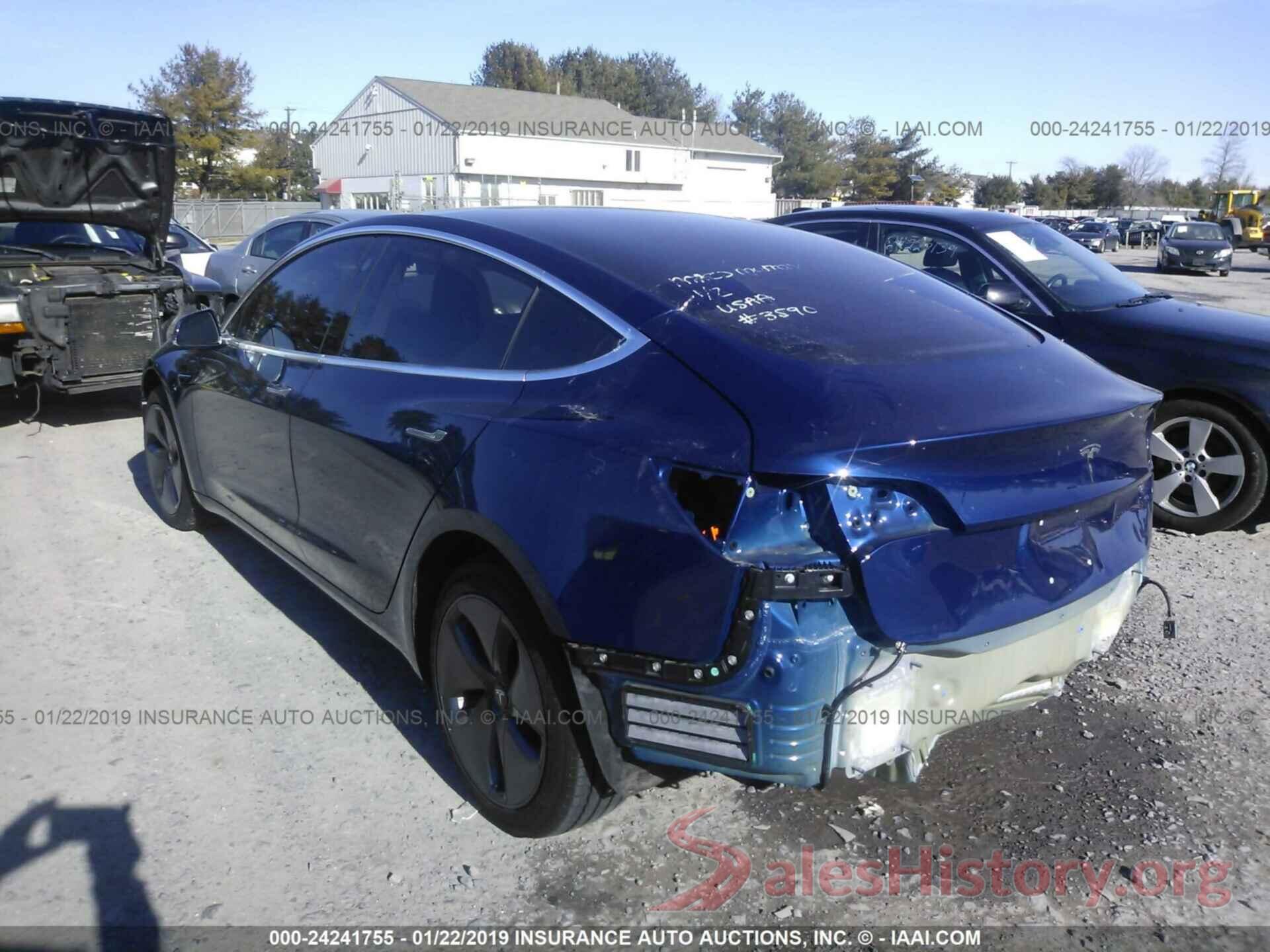 5YJ3E1EA1JF017060 2018 TESLA MODEL 3