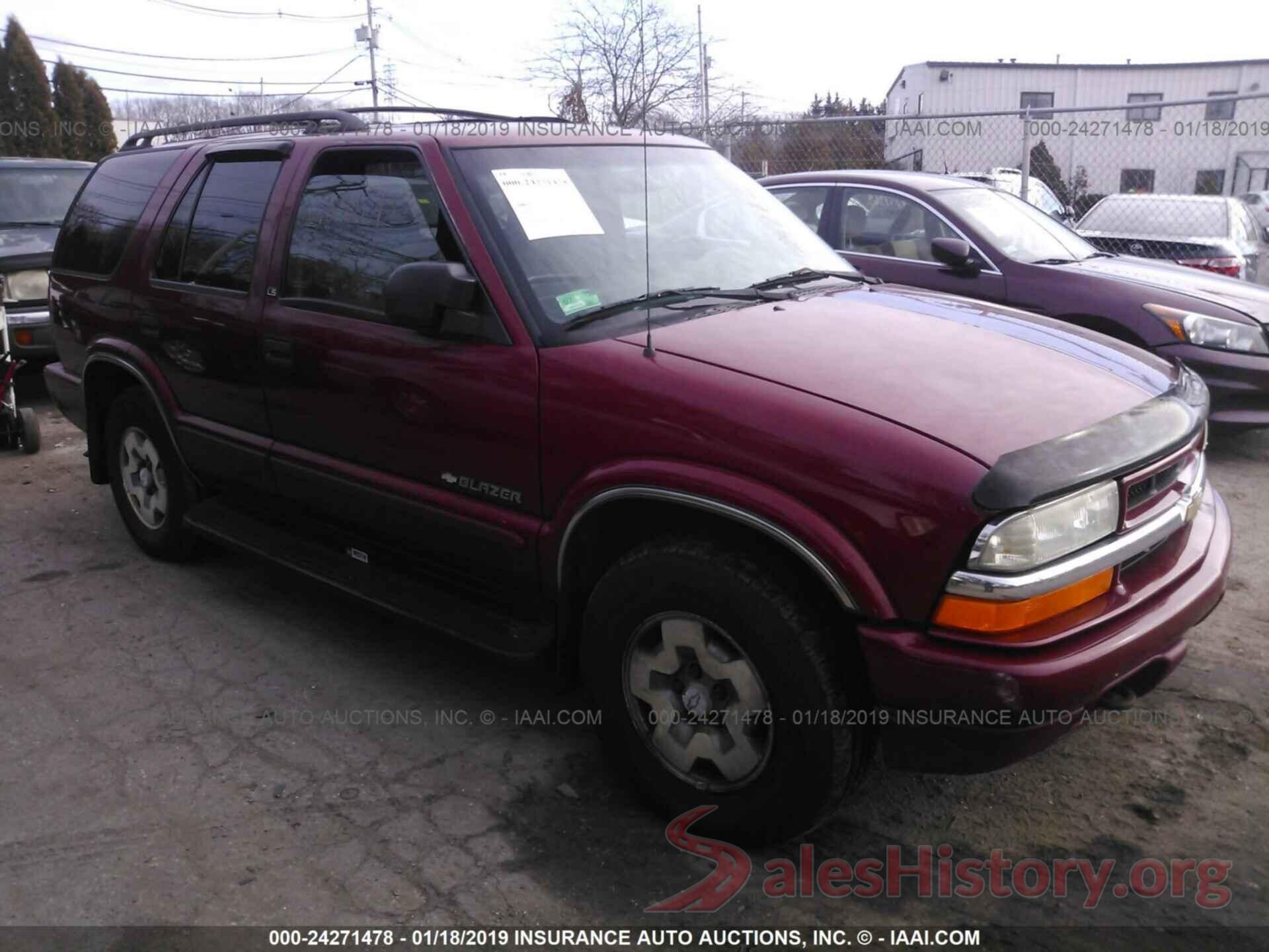 1GNDT13W72K112775 2002 CHEVROLET BLAZER