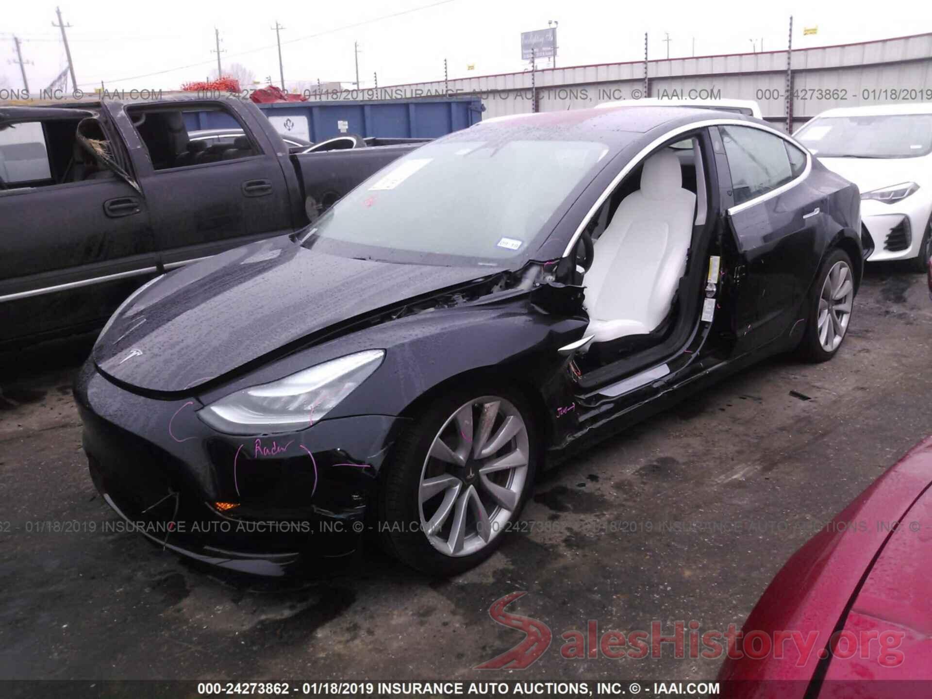 5YJ3E1EB8JF097076 2018 TESLA MODEL 3