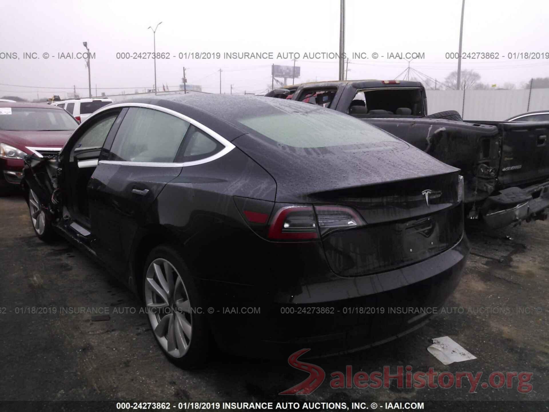 5YJ3E1EB8JF097076 2018 TESLA MODEL 3