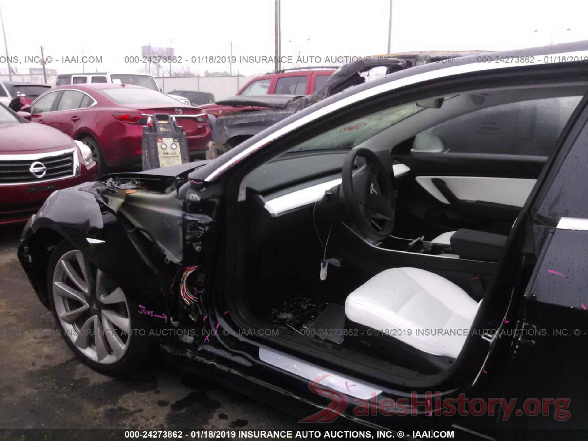 5YJ3E1EB8JF097076 2018 TESLA MODEL 3