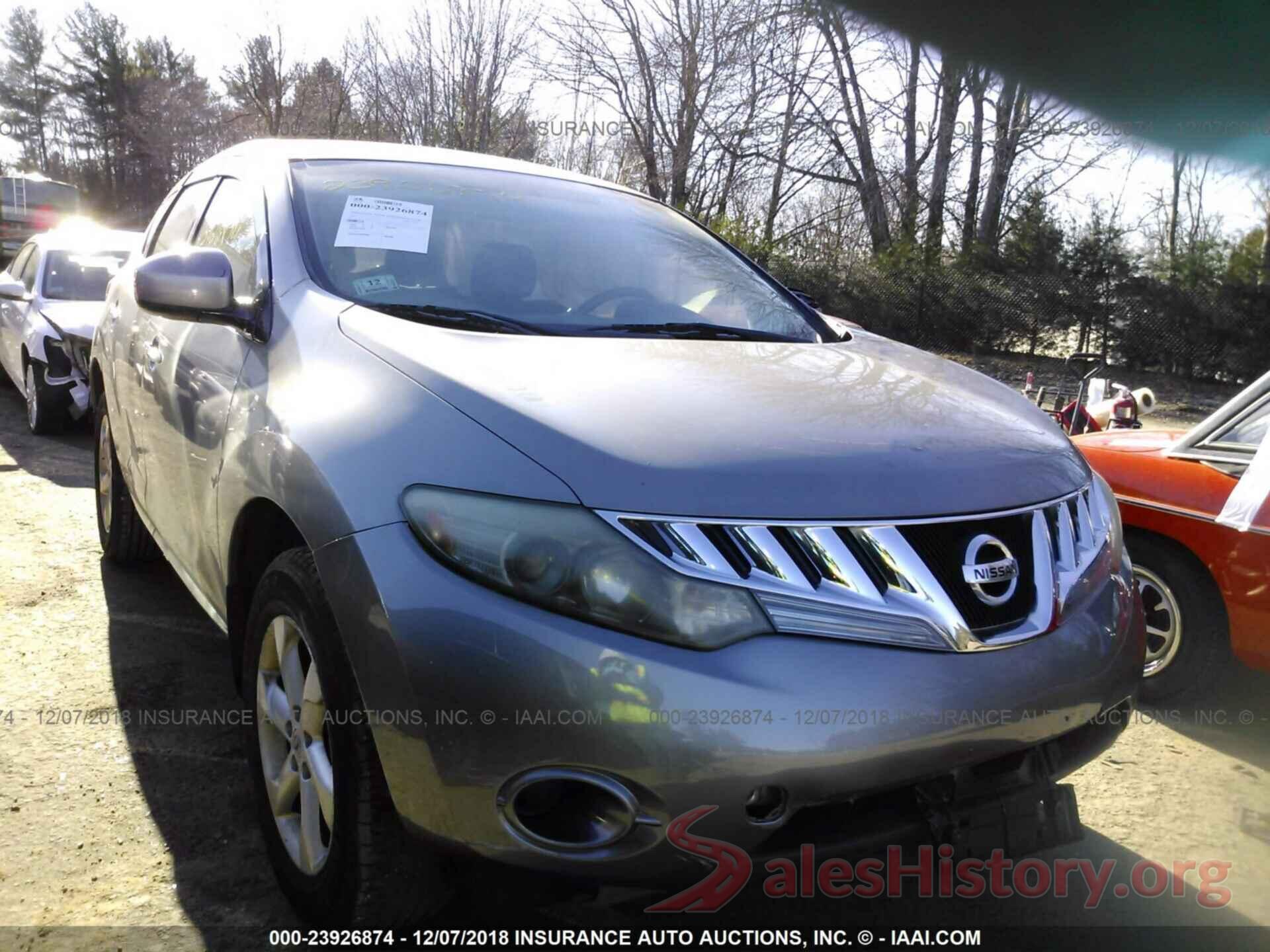 JN8AZ18W99W144394 2009 NISSAN MURANO