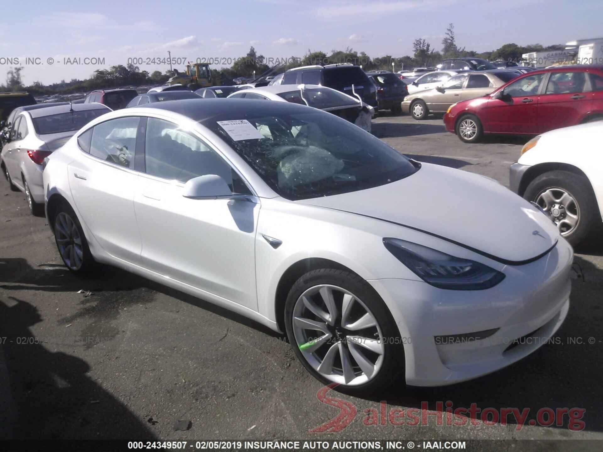 5YJ3E1EBXJF146701 2018 TESLA MODEL 3