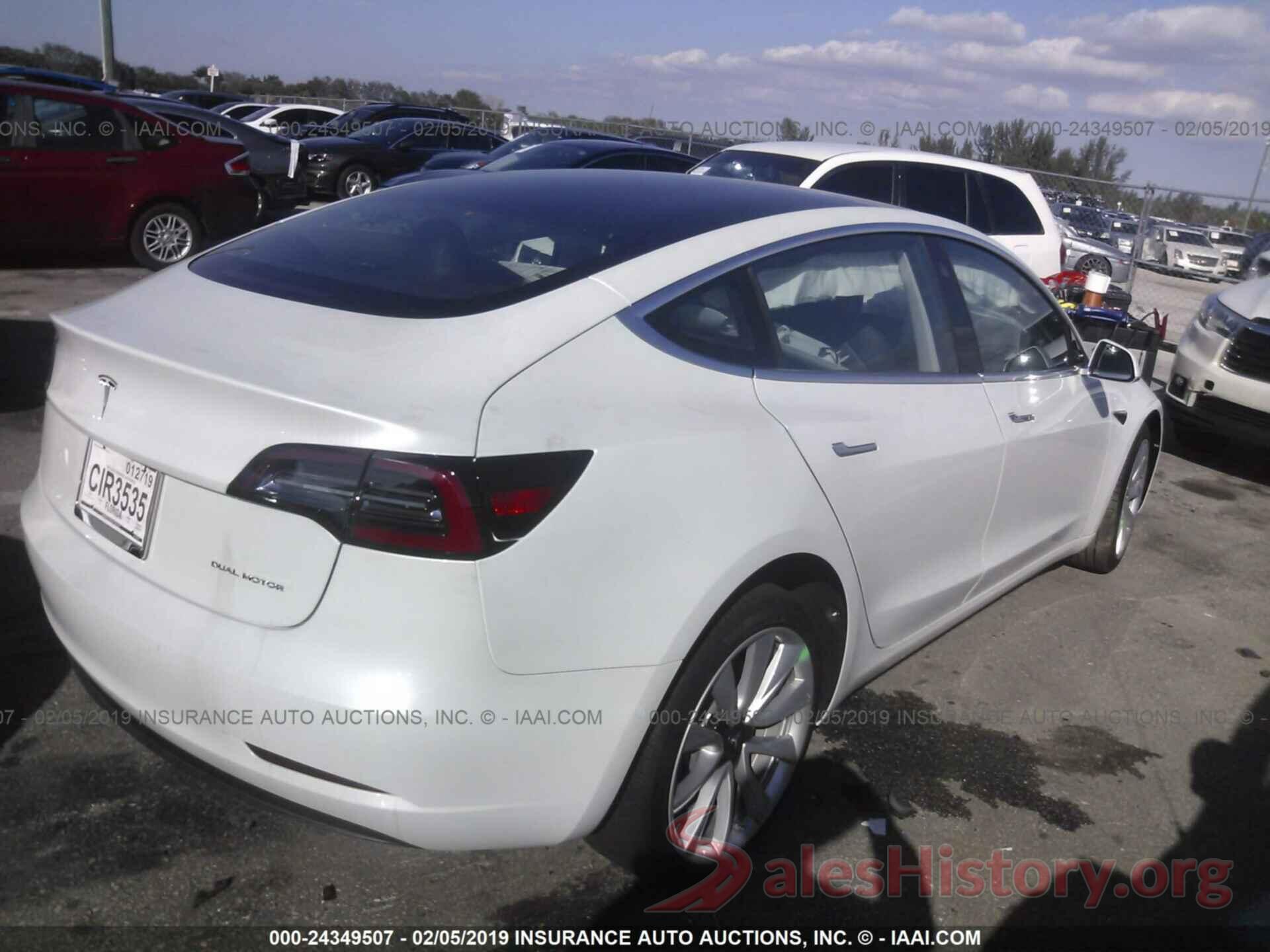 5YJ3E1EBXJF146701 2018 TESLA MODEL 3