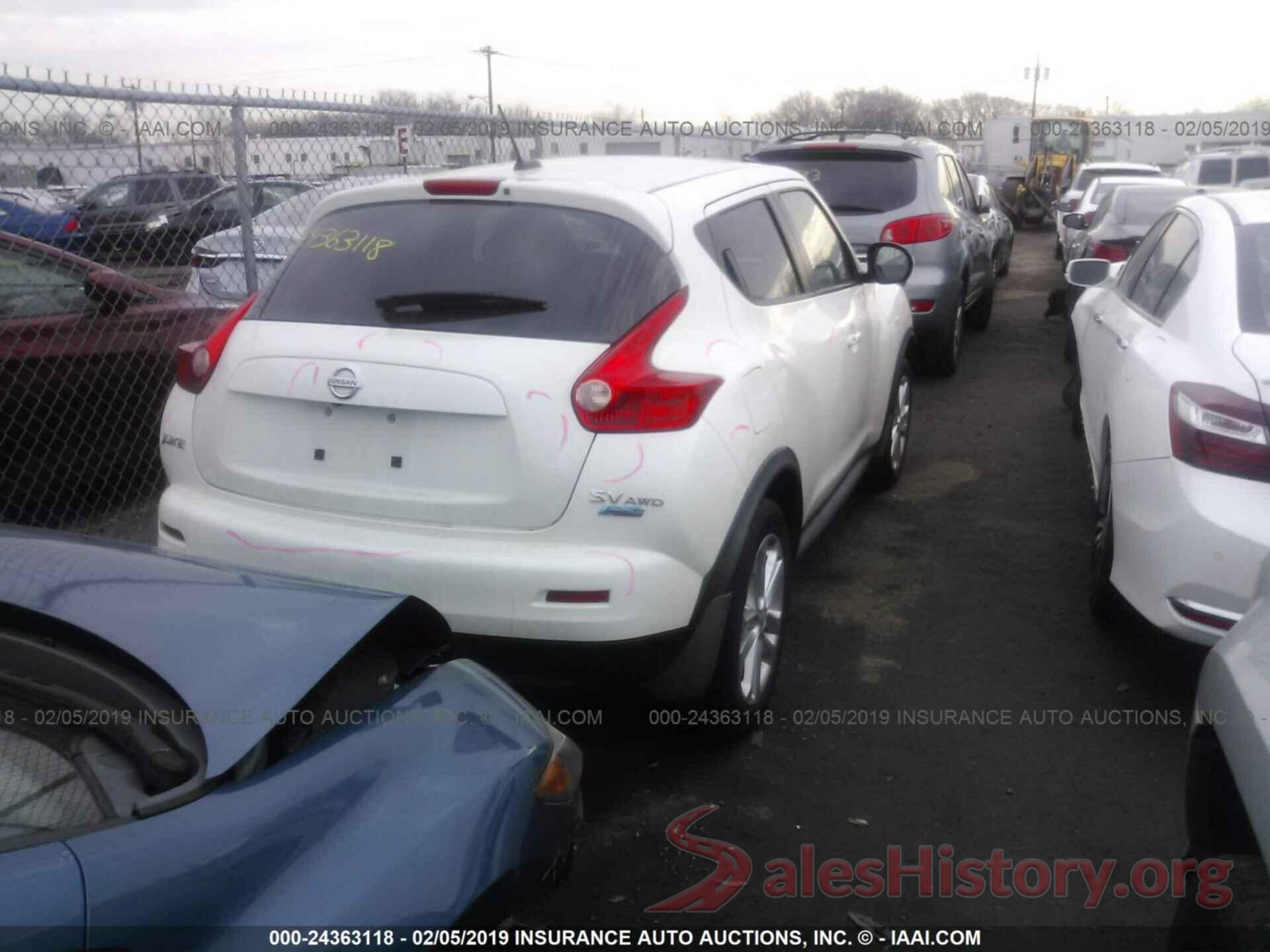 JN8AF5MV3DT215533 2013 NISSAN JUKE