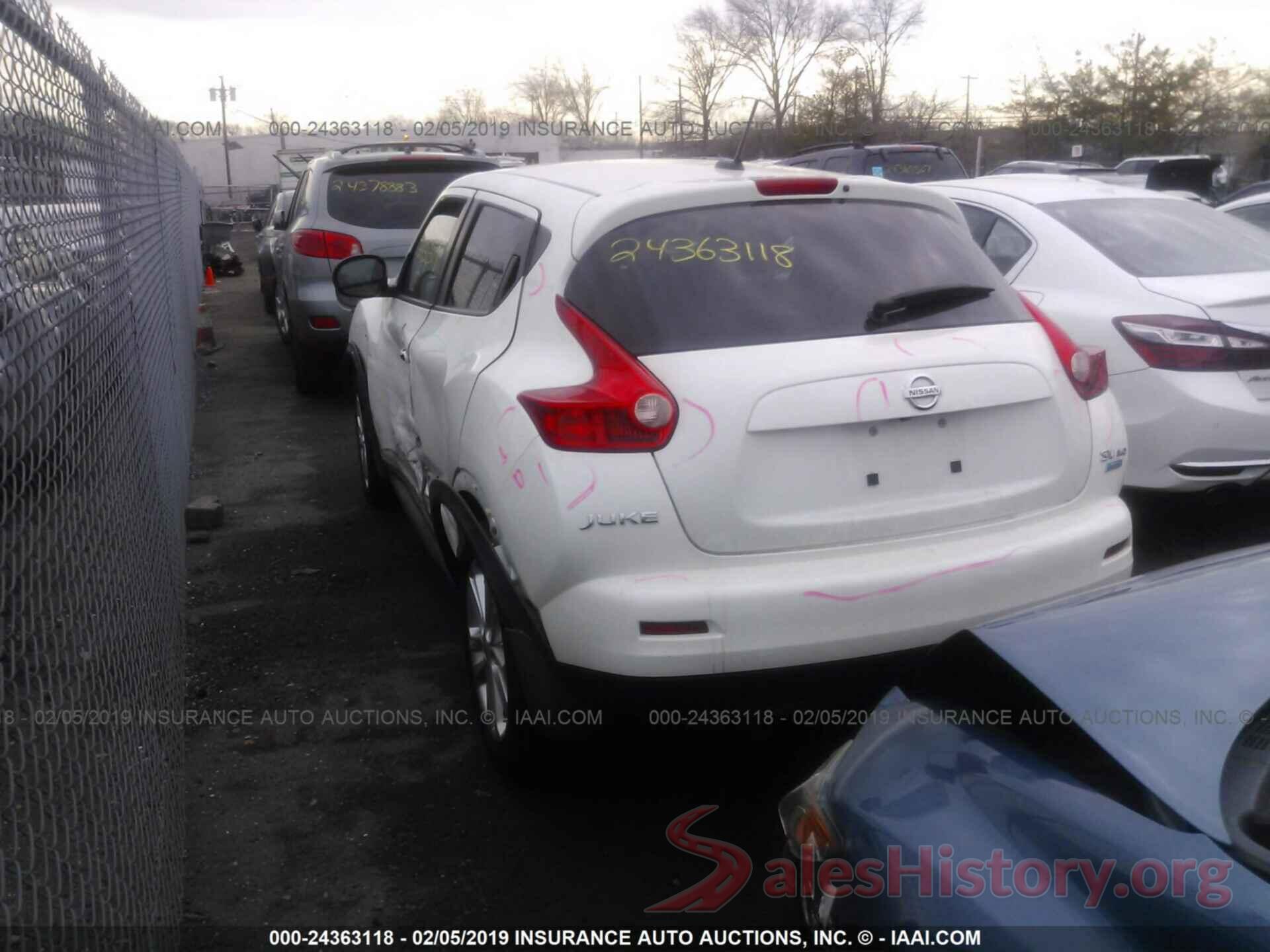 JN8AF5MV3DT215533 2013 NISSAN JUKE