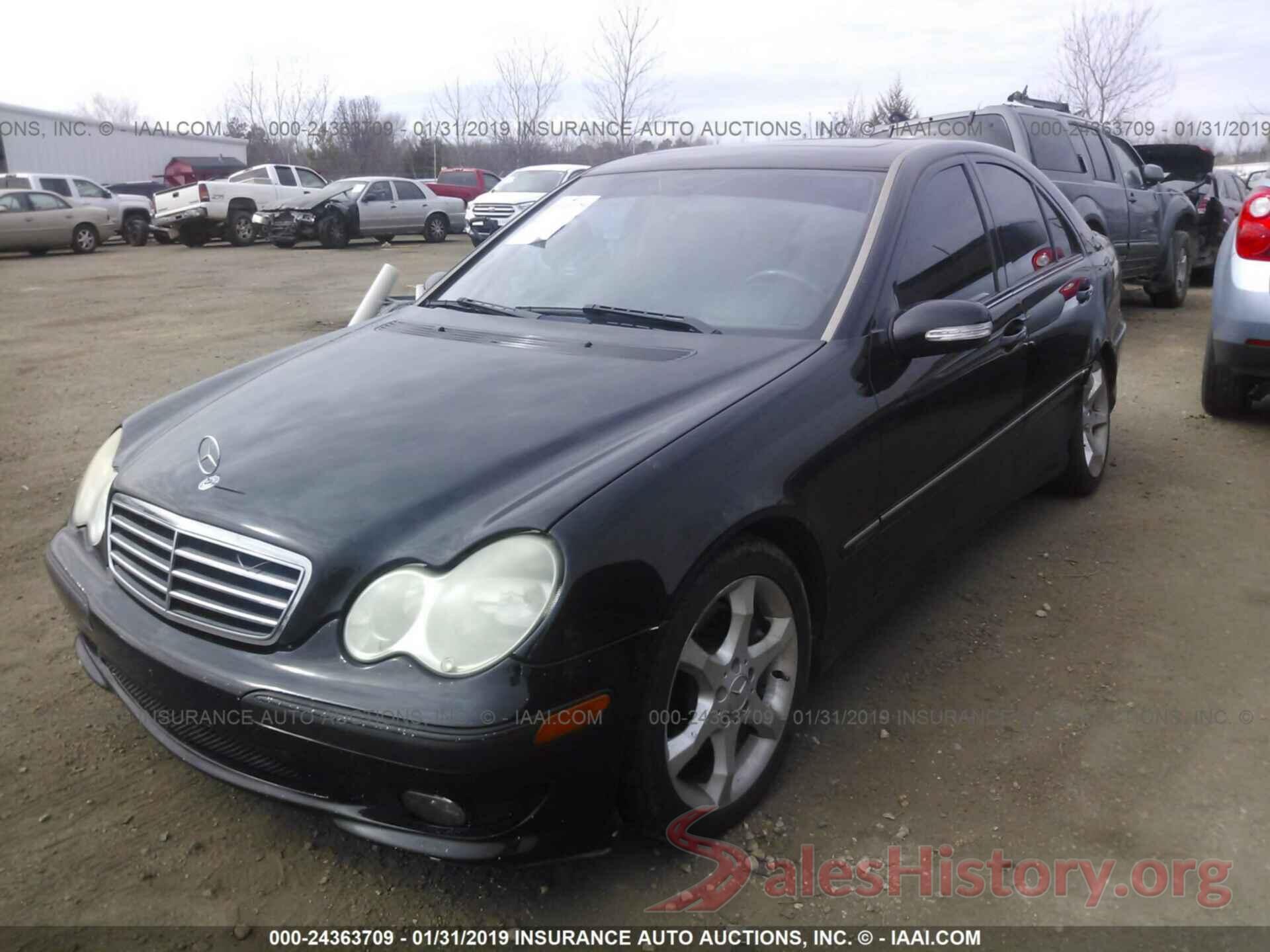 WDBRF52H37A938597 2007 MERCEDES-BENZ C