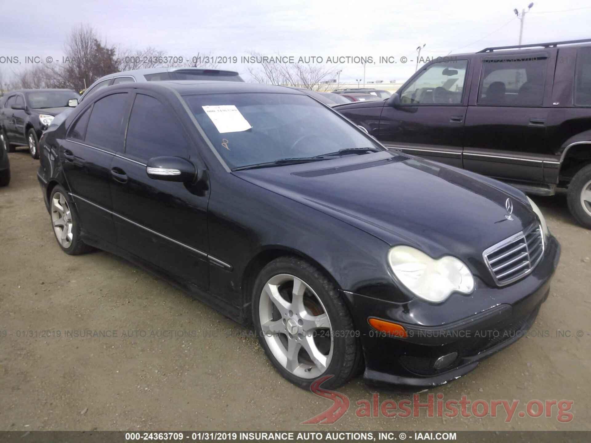 WDBRF52H37A938597 2007 MERCEDES-BENZ C