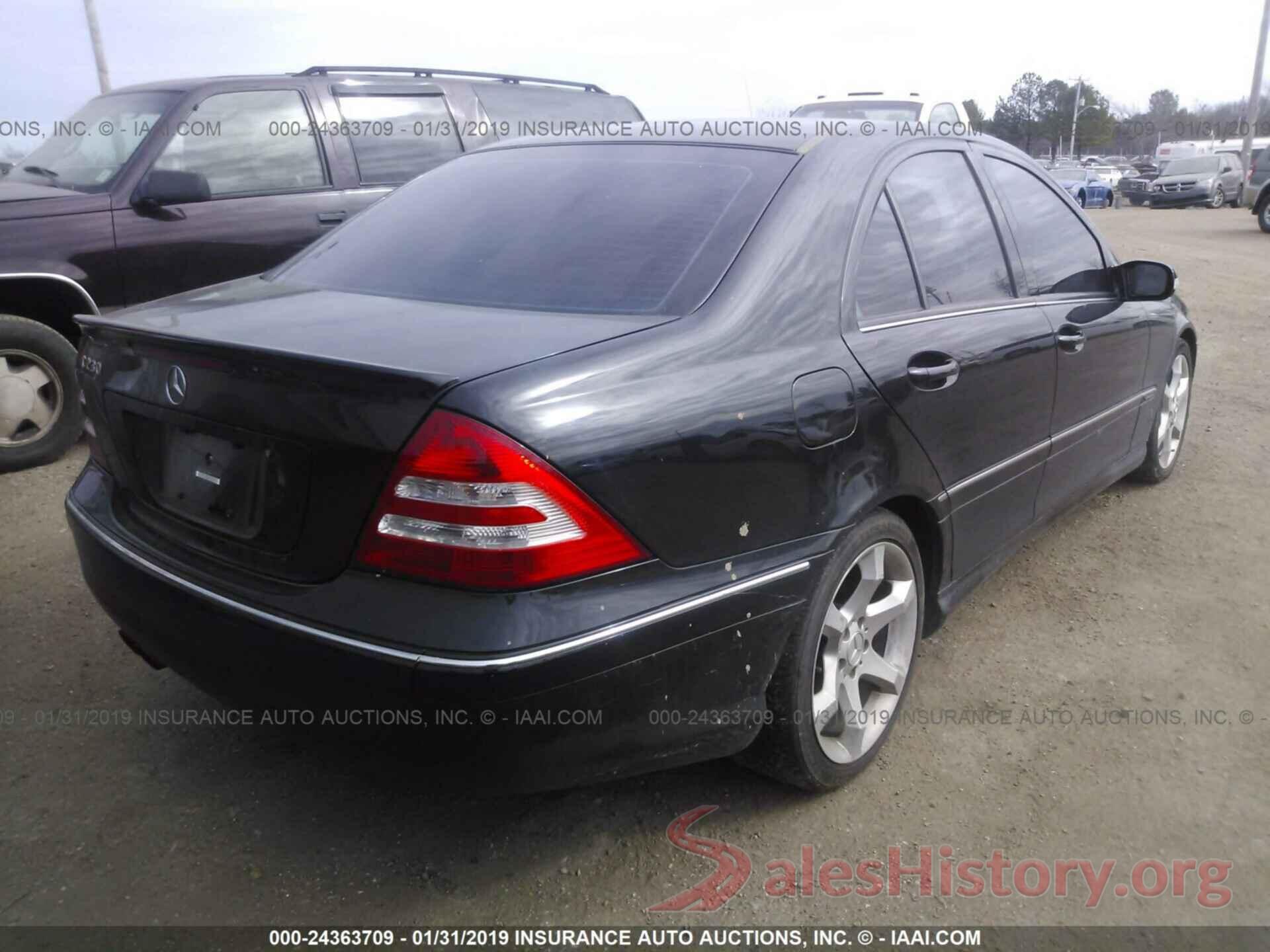 WDBRF52H37A938597 2007 MERCEDES-BENZ C