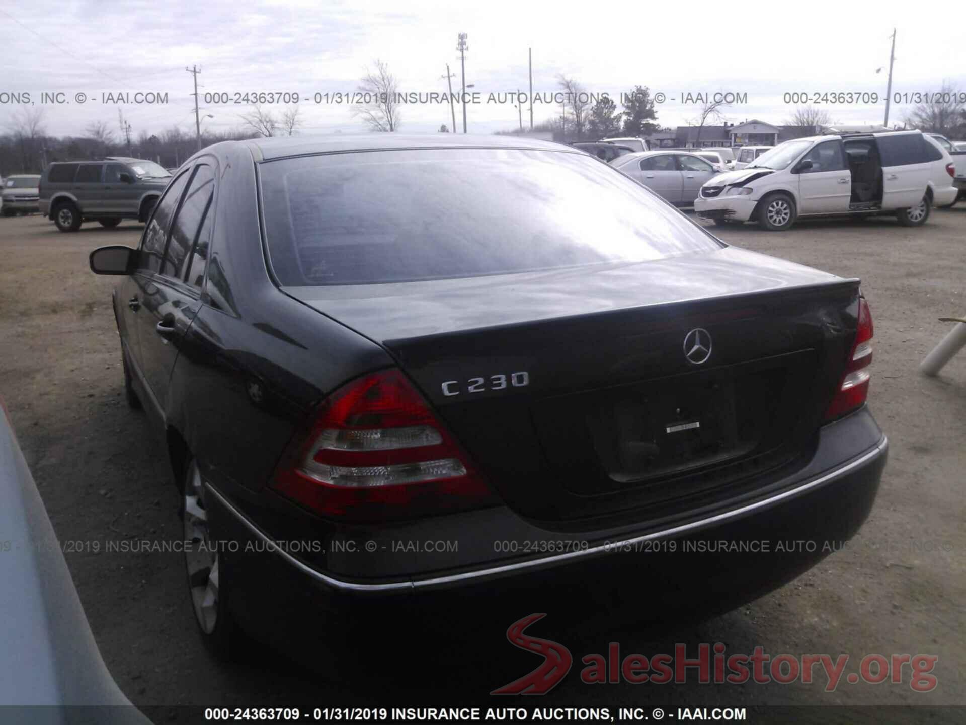 WDBRF52H37A938597 2007 MERCEDES-BENZ C