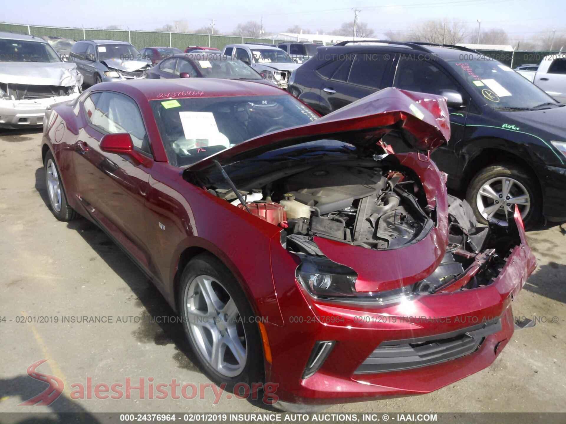 2018 CHEVROLET CAMARO VIN 1G1FD1RS2J0101821, auction photo