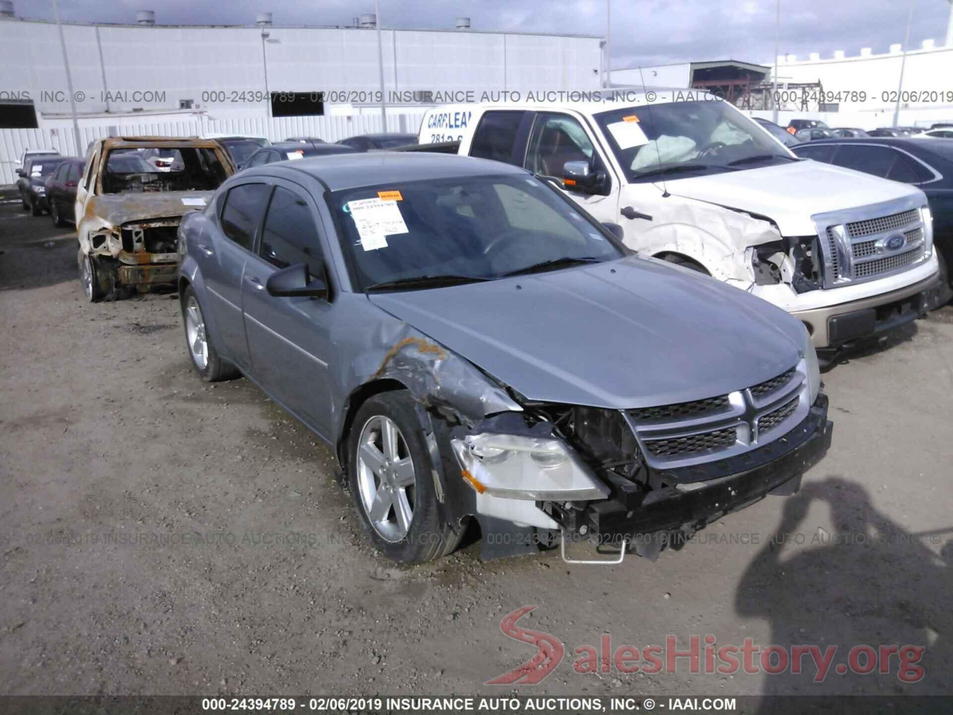 1C3CDZAB4DN680682 2013 DODGE AVENGER