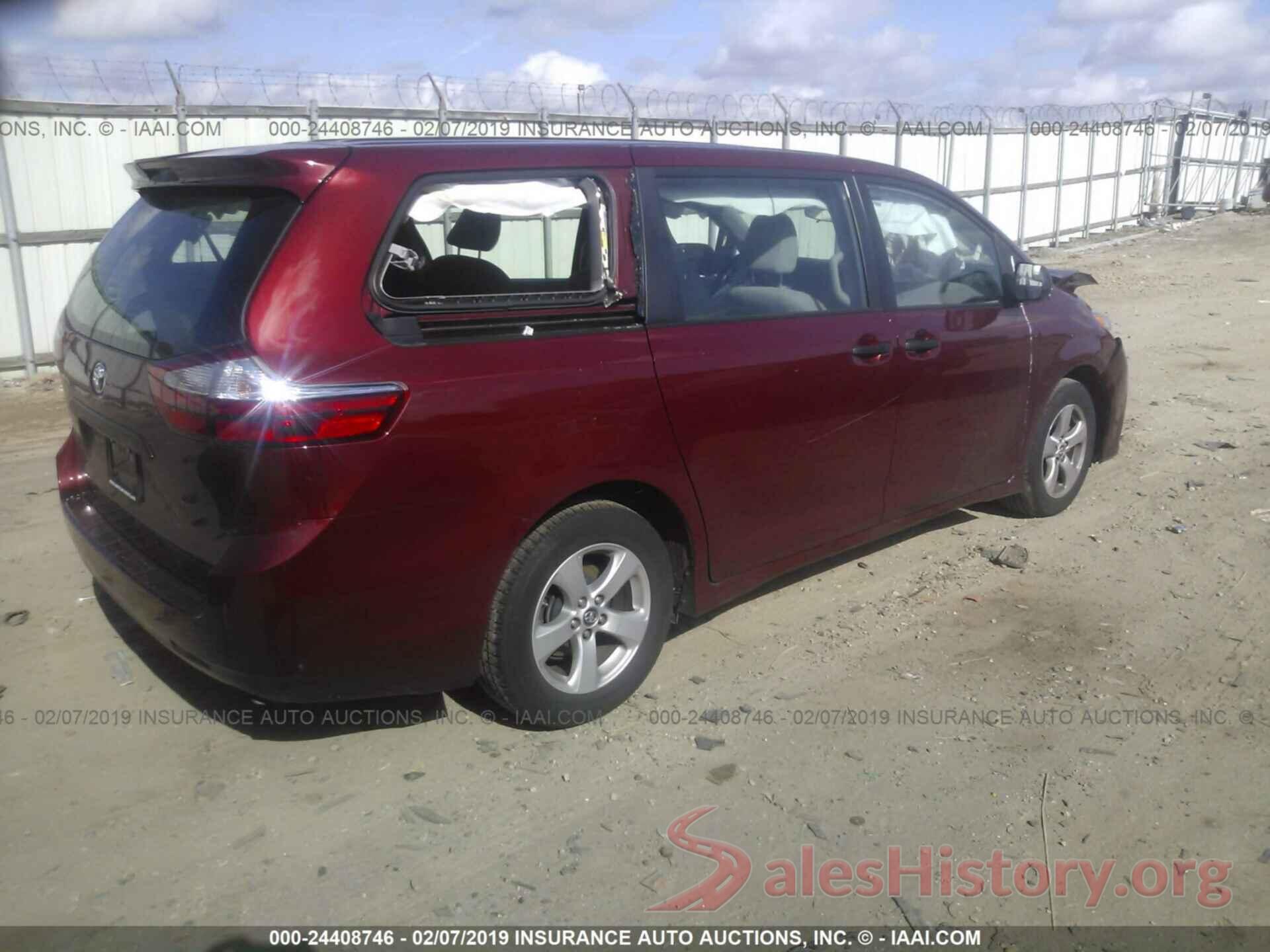 5TDZZ3DC0JS920910 2018 TOYOTA SIENNA