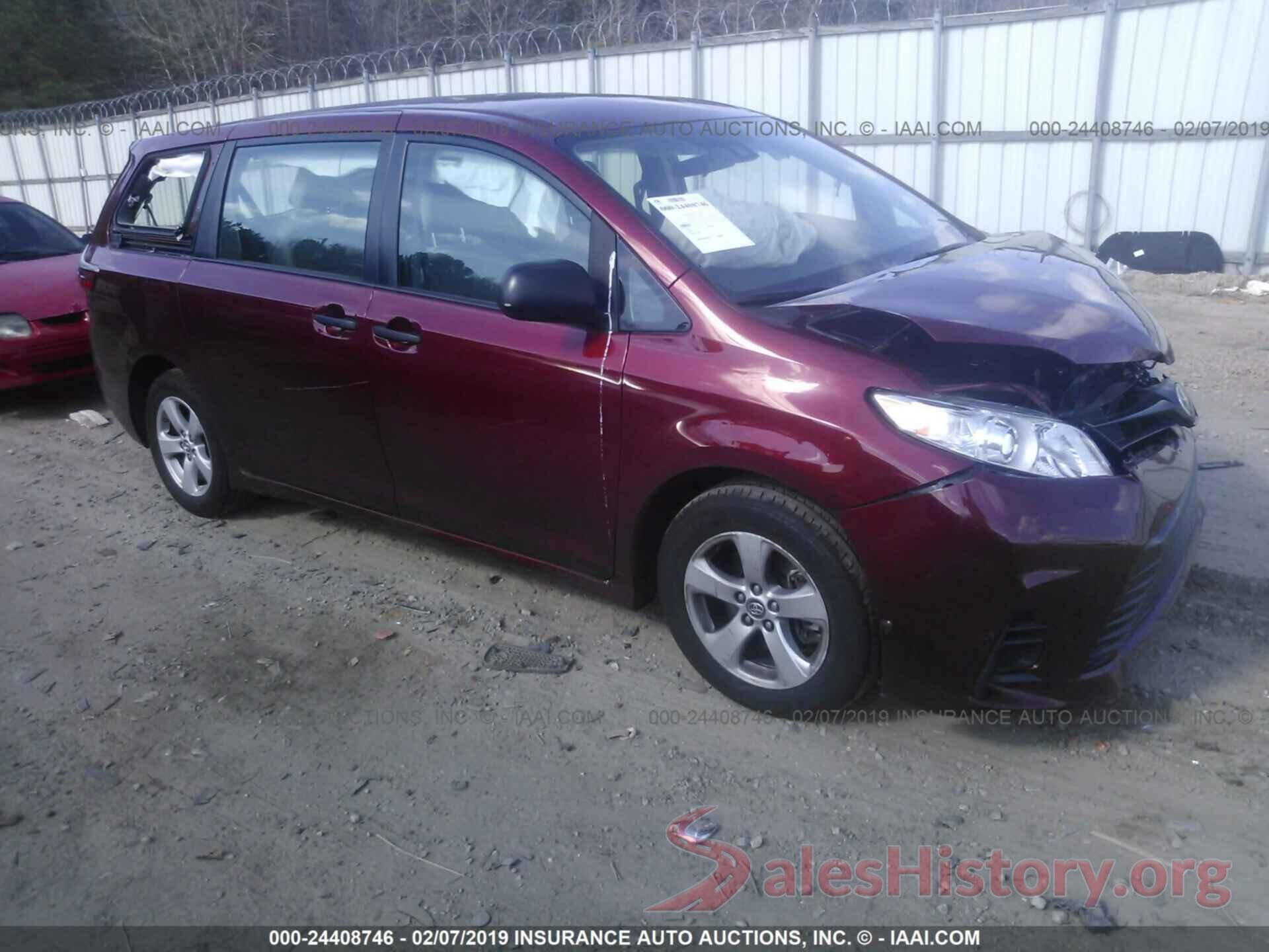 5TDZZ3DC0JS920910 2018 TOYOTA SIENNA