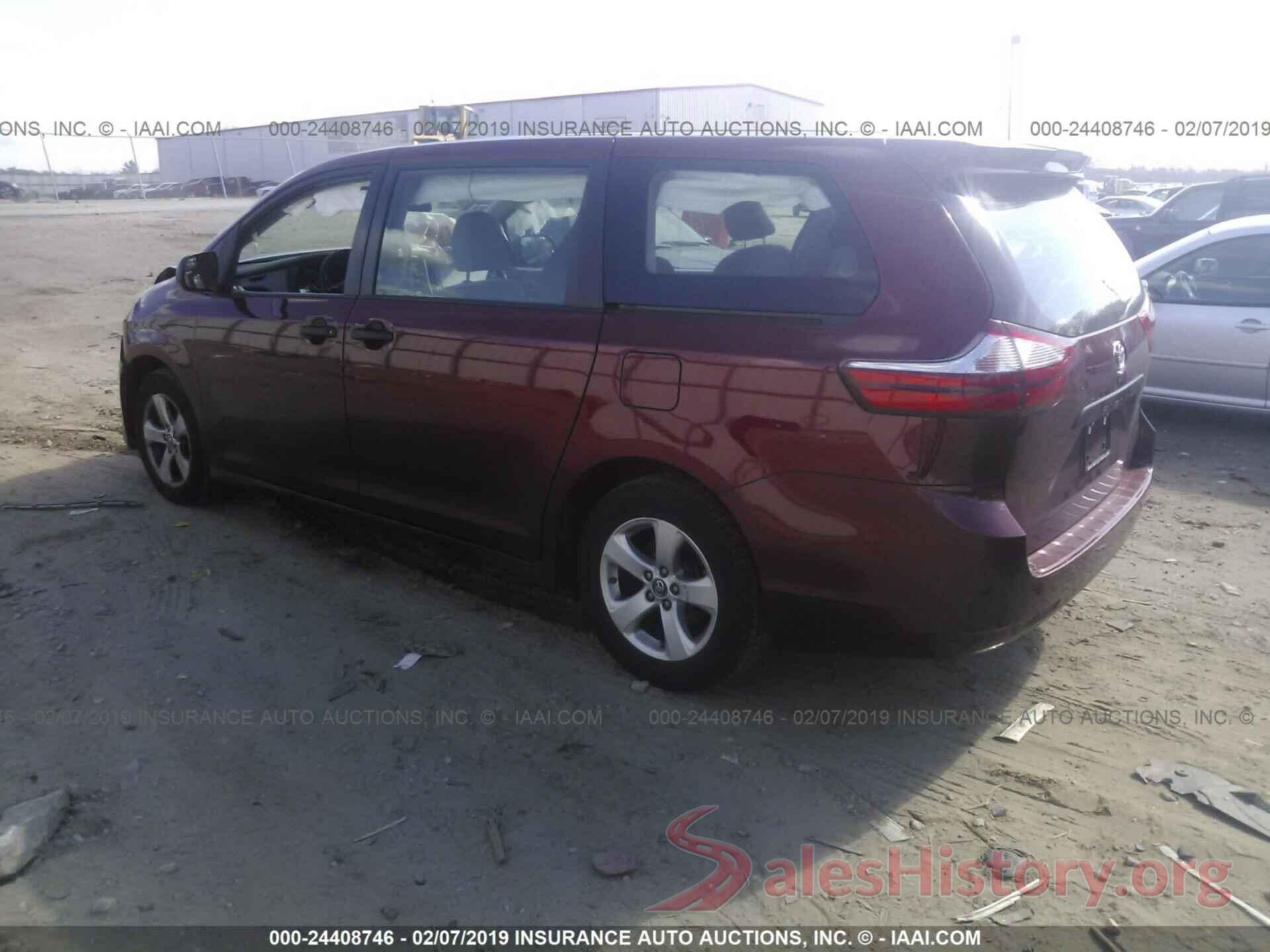 5TDZZ3DC0JS920910 2018 TOYOTA SIENNA