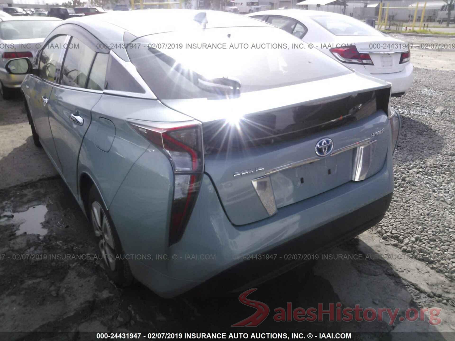 JTDKBRFUXG3017575 2016 TOYOTA PRIUS