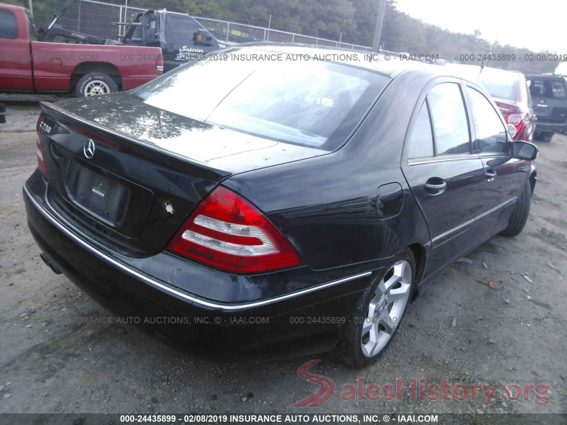 WDBRF52H87F899783 2007 MERCEDES-BENZ C