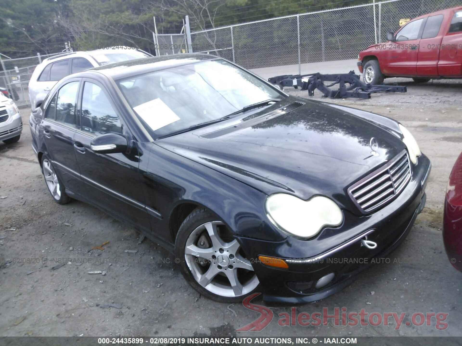 WDBRF52H87F899783 2007 MERCEDES-BENZ C