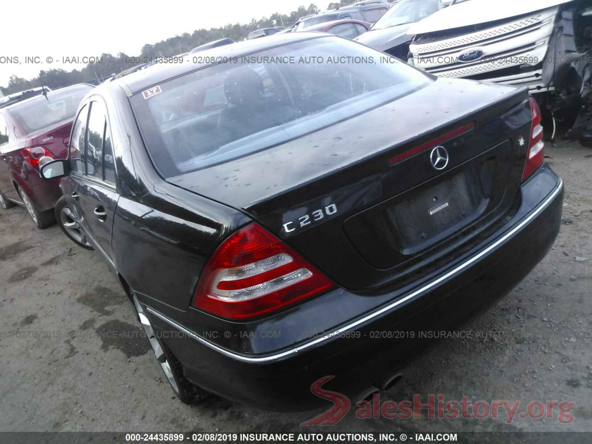 WDBRF52H87F899783 2007 MERCEDES-BENZ C