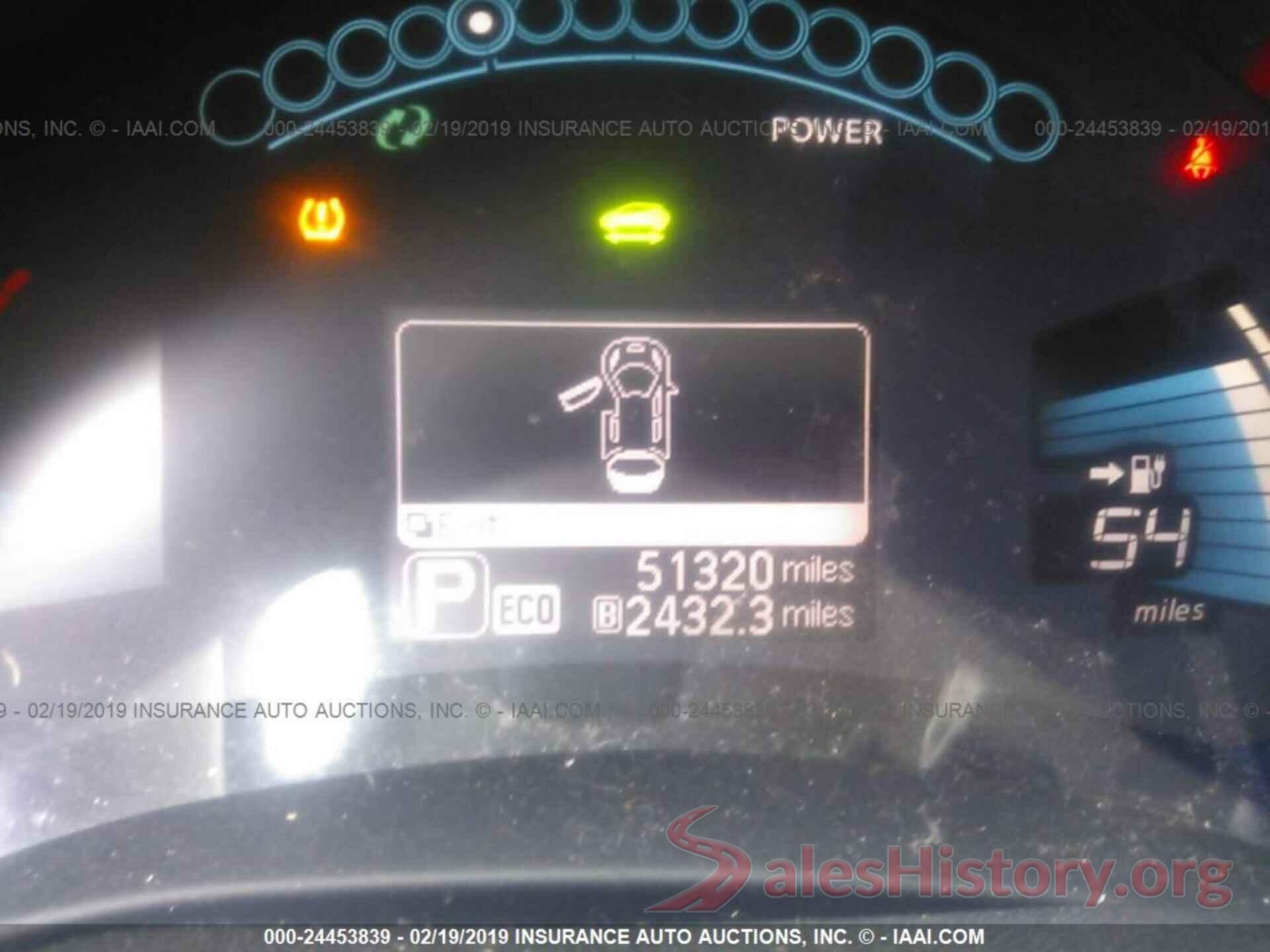 1N4AZ0CPXEC338391 2014 NISSAN LEAF